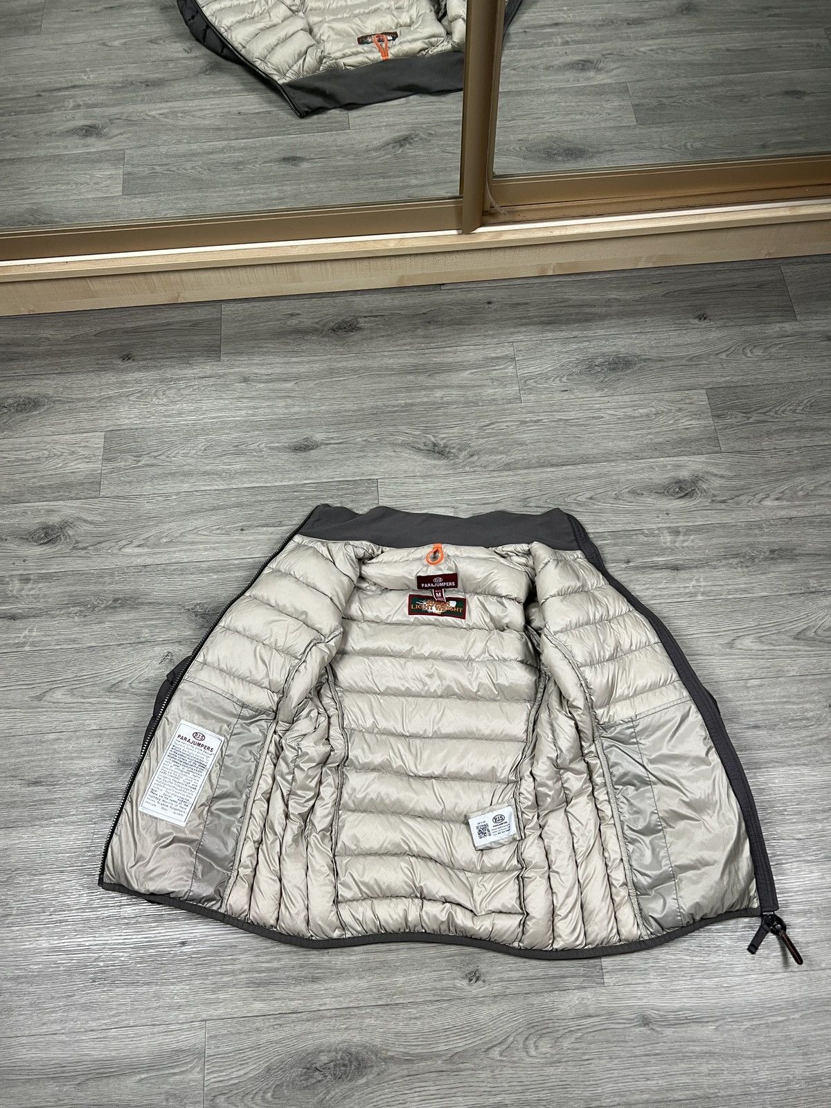 Parajumpers PARAJUMPERS Down Jacket Lightweight Puffer Grey Autumn Size M / US 6-8 / IT 42-44 - 6 Thumbnail