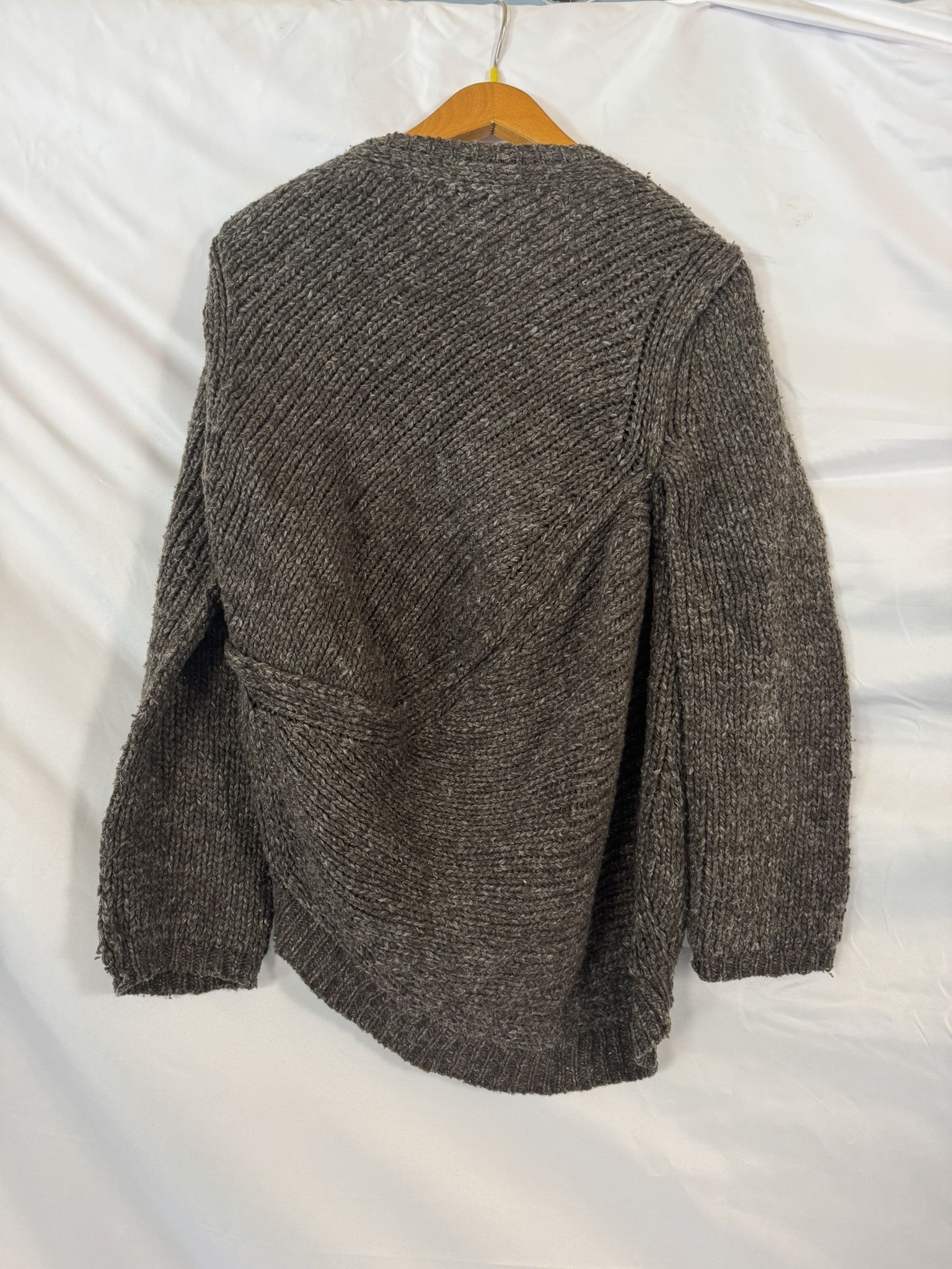 Yohji Yamamoto Y's by Yohji Yamamoto Diagonal Rib Cardigan - Size 3 Size M / US 6-8 / IT 42-44 - 3 Thumbnail