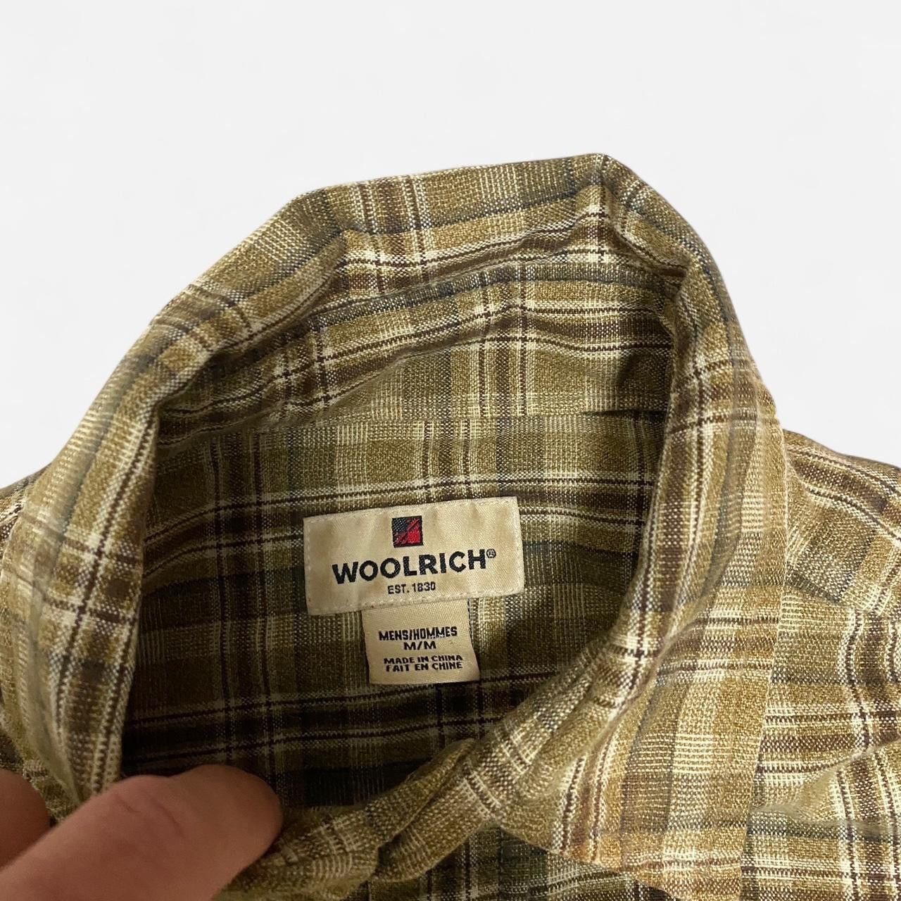 Woolrich Woolen Mills Vintage Woolrich beige, brown and green flannel shirt Size US M / EU 48-50 / 2 - 5 Thumbnail