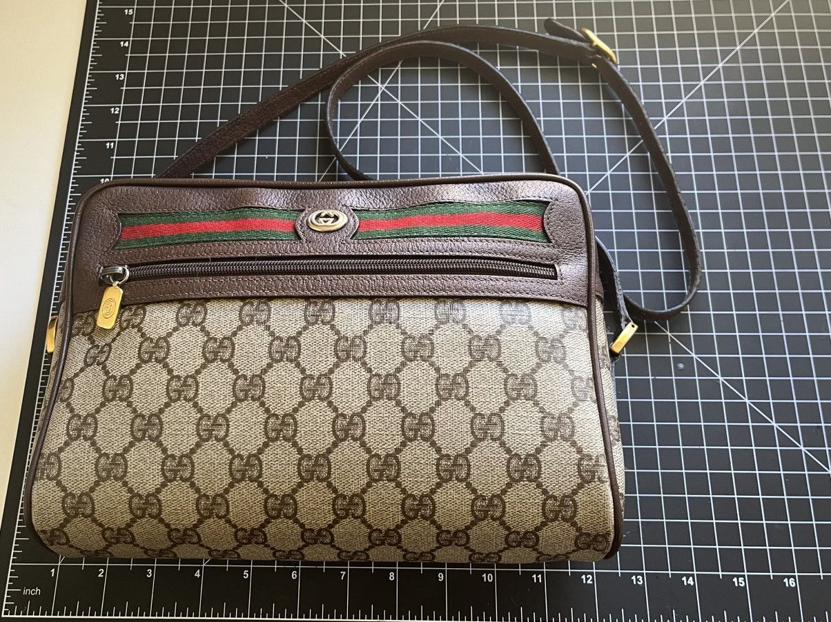 Gucci Gucci Ophidia Sherry Line GG web Crossbody Bag Size ONE SIZE - 11 Thumbnail