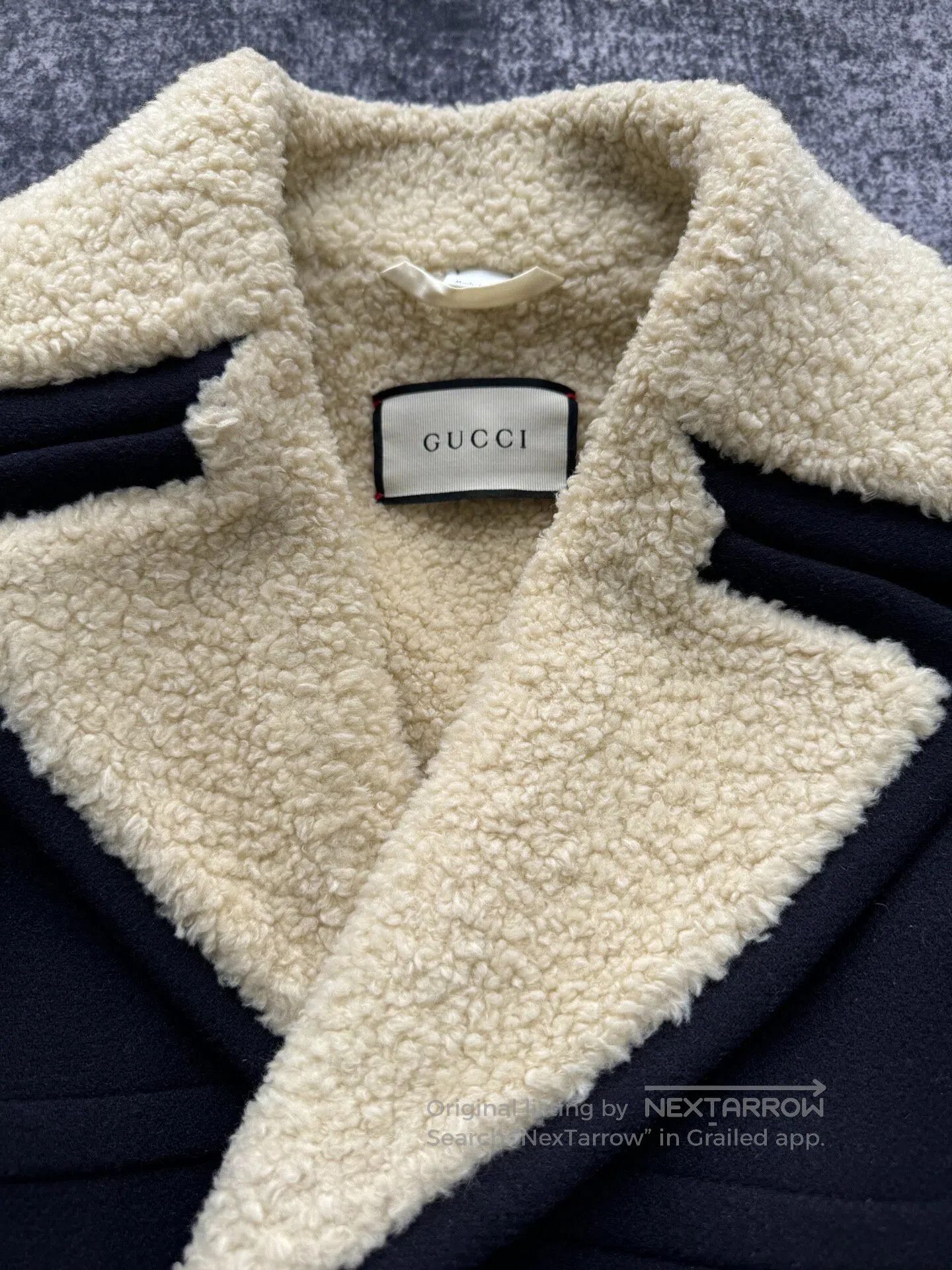 Gucci Guicci Double-breasted teddy coat with black panther embro Size US M / EU 48-50 / 2 - 3 Thumbnail