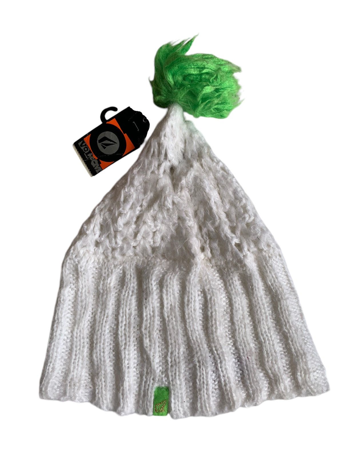 Handmade × Volcom Volcom Handmade Knit crochet Rare Hairy distressed beanie Size ONE SIZE - 2 Thumbnail