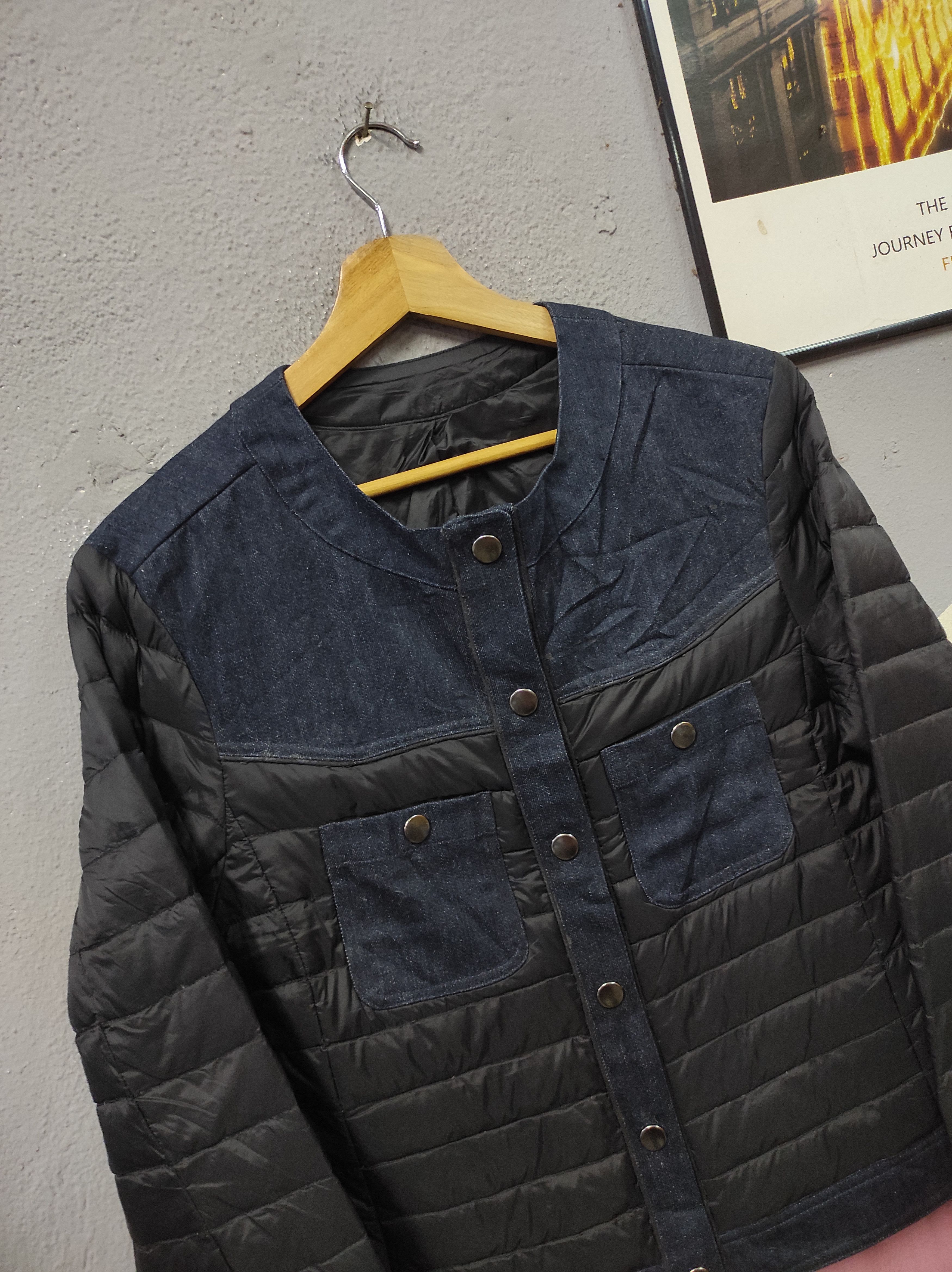 Japanese Brand KOIBITO MISAKI JAPAN DENIM PUFFER JACKET Size L / US 10 / IT 46 - 2 Thumbnail