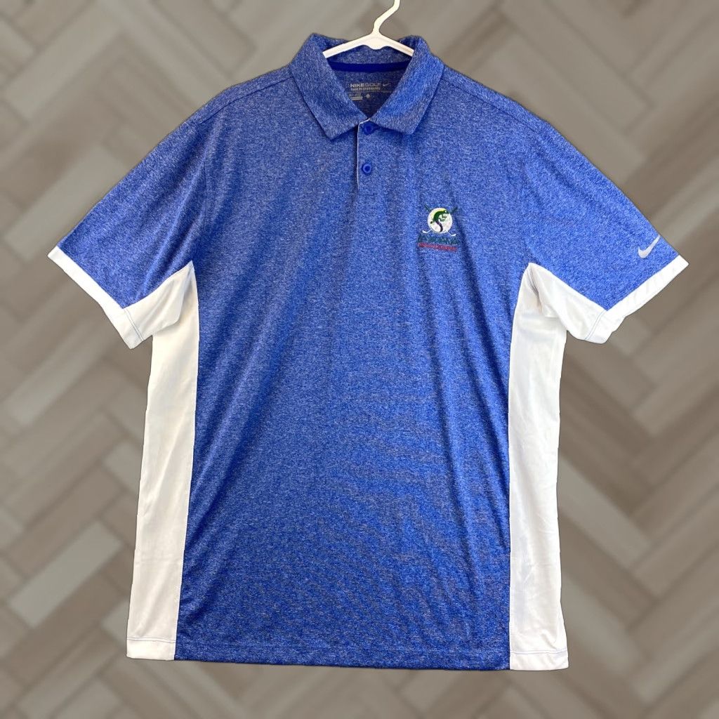 Nike Nike Golf polo shirt Men’s Large Short Sleeve Lightweight blue 91-4 Size US L / EU 52-54 / 3 - 1 Thumbnail