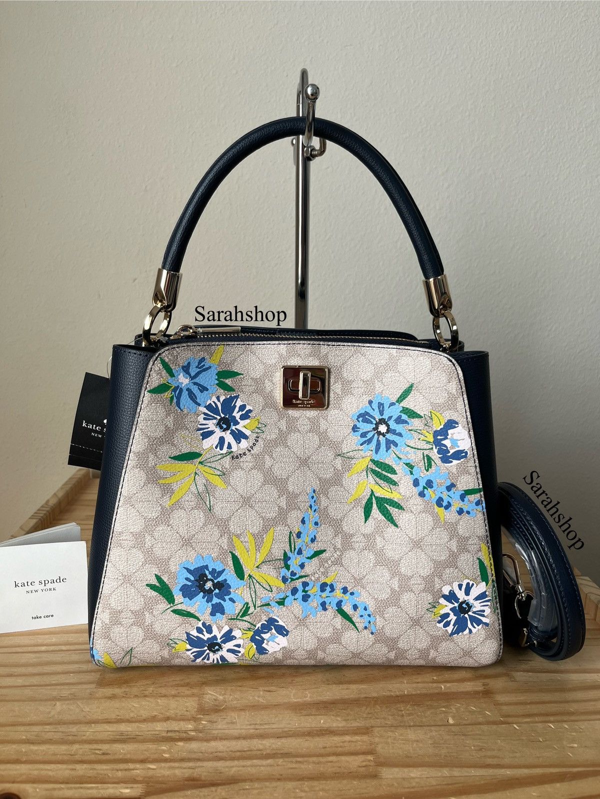 Kate Spade Kate Spade Spade Flower Floral Medium Top Handle Satchel Size ONE SIZE - 2 Thumbnail