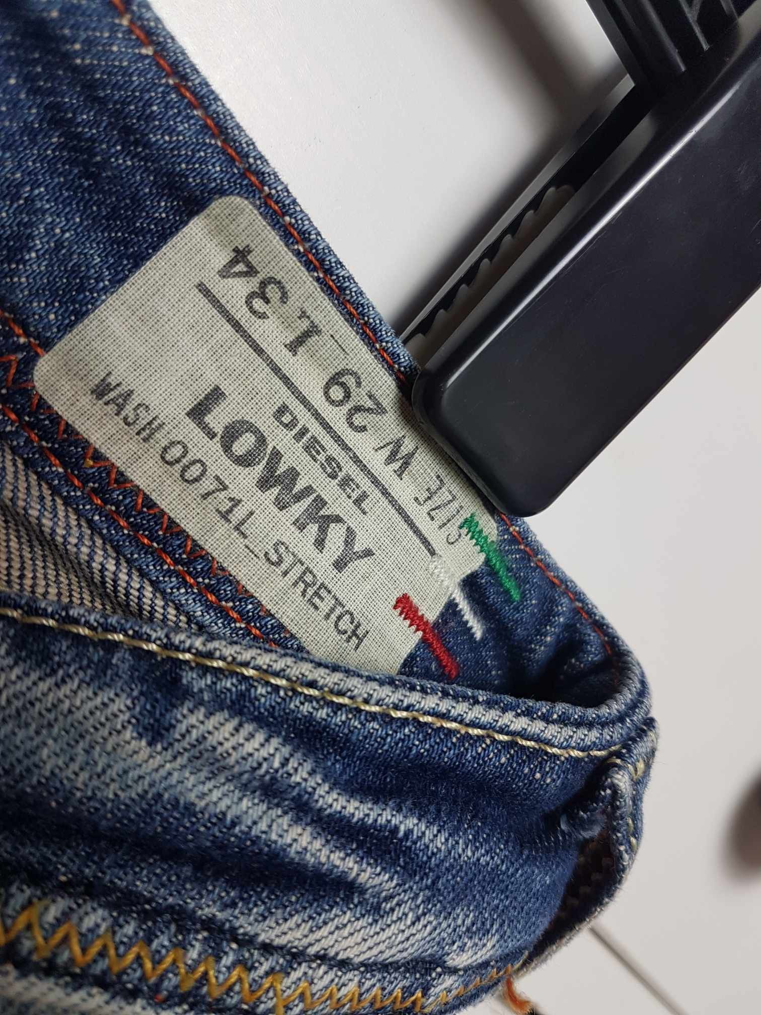 Diesel × Vintage Diesel Lowky jeans Vintage low rise W29 bootcut Flare Size 29" - 5 Thumbnail