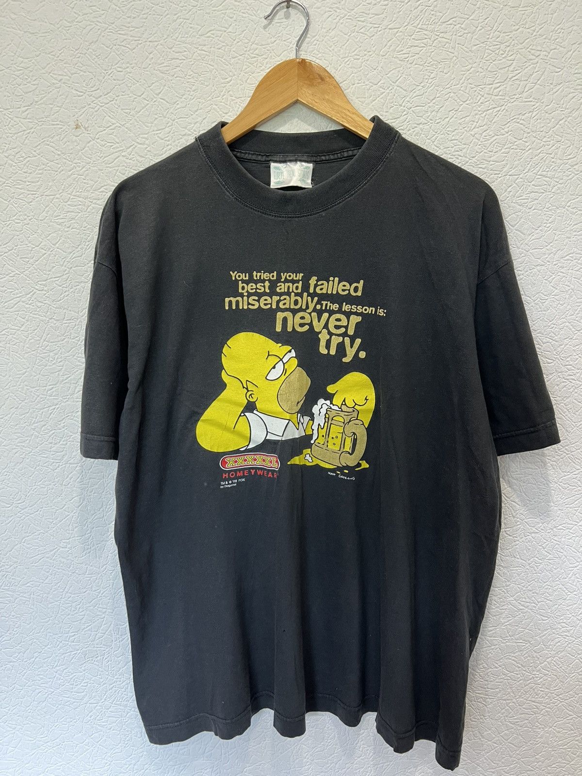 Other Vintage Homer Simpson 1997 Movie T-Shirt Tee Mems Size US L / EU 52-54 / 3 - 1 Thumbnail