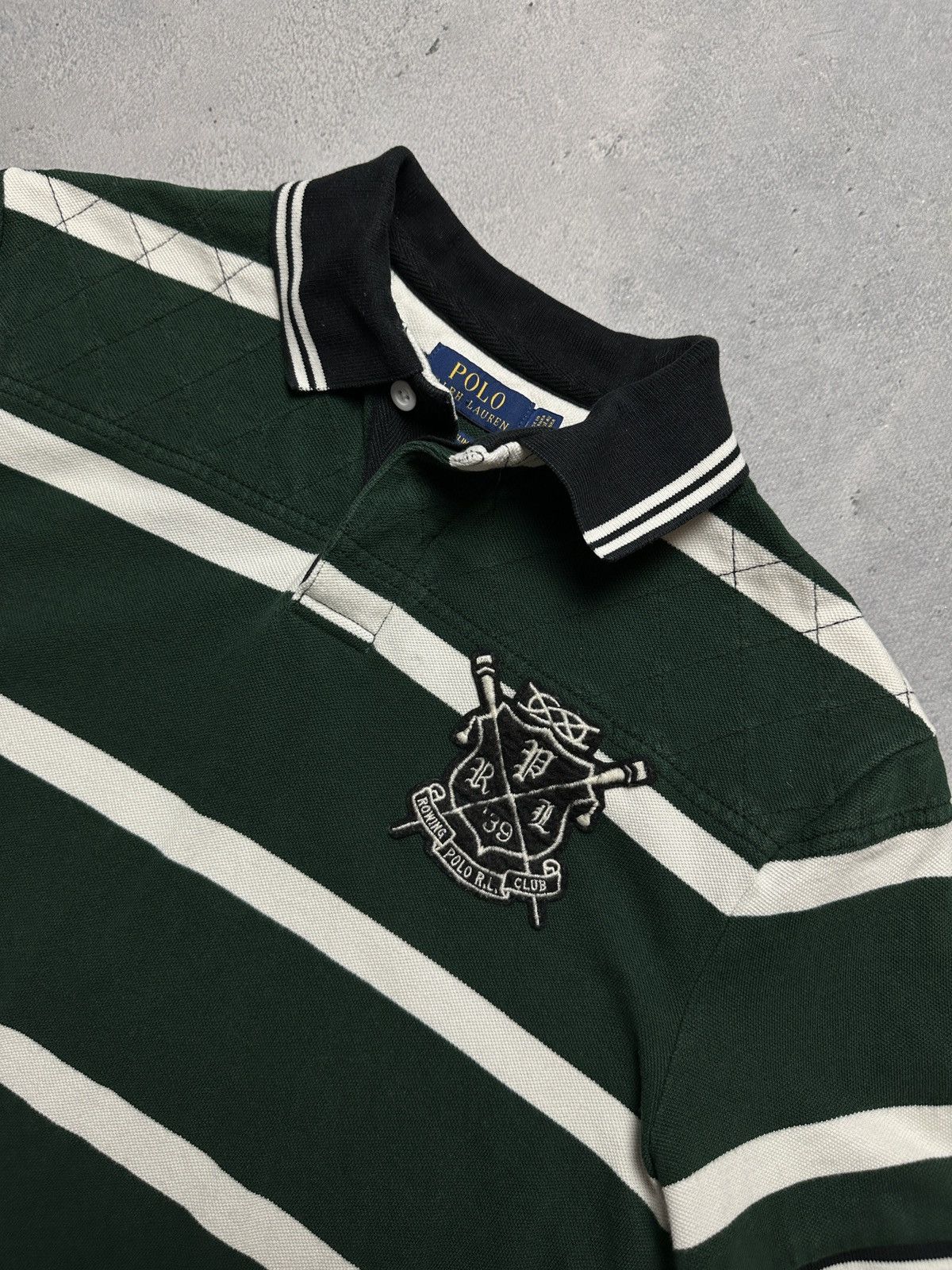Polo Ralph Lauren Vintage Polo Ralph Lauren Striped Rowing Club 39 USA Rare 00 Size US M / EU 48-50 / 2 - 2 Thumbnail