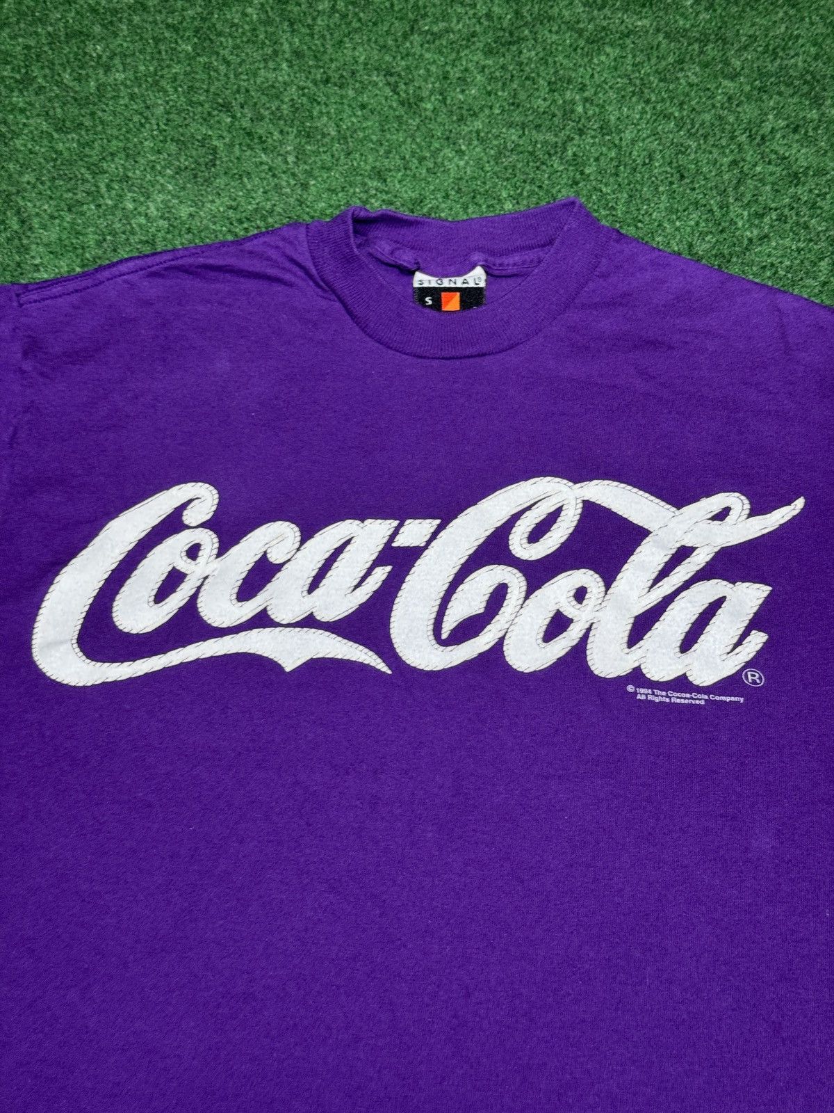 Coca Cola Coca Cola Spell Out Purple Coke Small 19x24 Soda Pop T Shirt Size US S / EU 44-46 / 1 - 2 Thumbnail