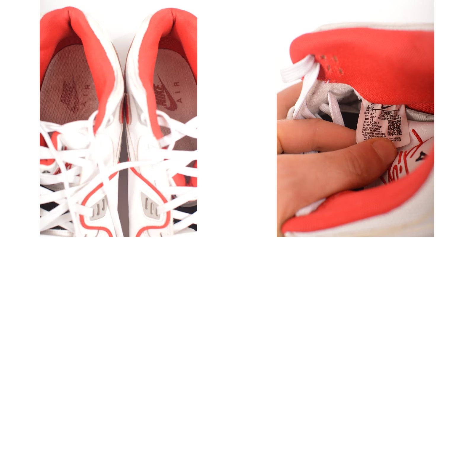 Nike Nike Air Flight 89 LE 'Ron Harper' Sneakers US 12.5 Trainers Mens White 819665-100 Size US 12 / EU 45 - 8 Thumbnail