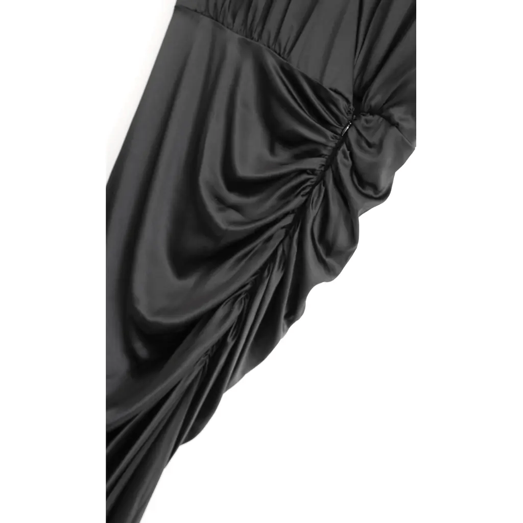 Veronica Beard Veronica Beard, Veronica Beard Casela Black Silk Dress Size M / US 6-8 / IT 42-44 - 4 Thumbnail