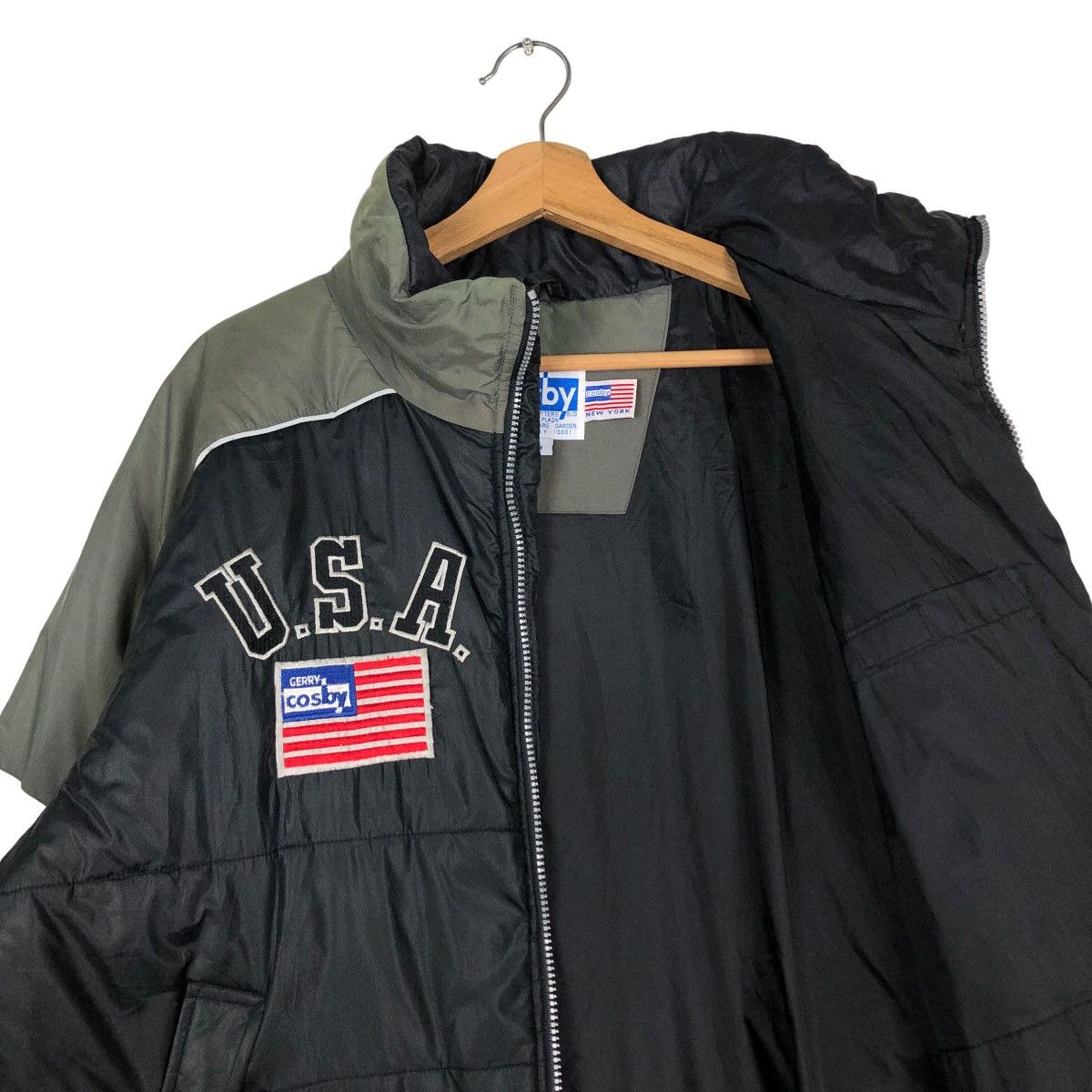 Japanese Brand 🔥Vintage Bomber Jacket Cosby USA Big Logo Spell Out Size US M / EU 48-50 / 2 - 12 Thumbnail