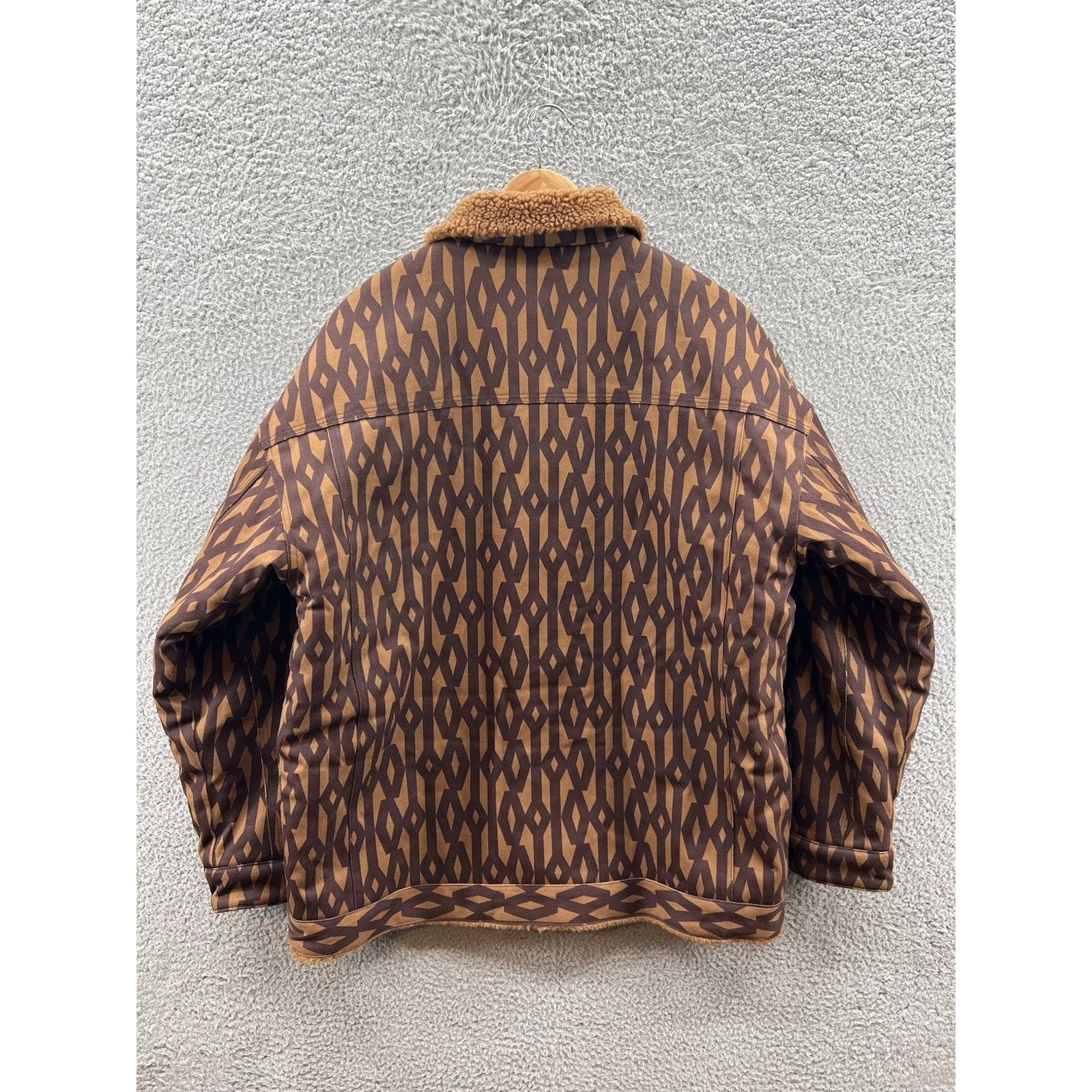 Adidas adidas IVY Park Monogram Denim Sherpa Collar Jacket Unisex Size US XL / EU 56 / 4 - 2 Thumbnail