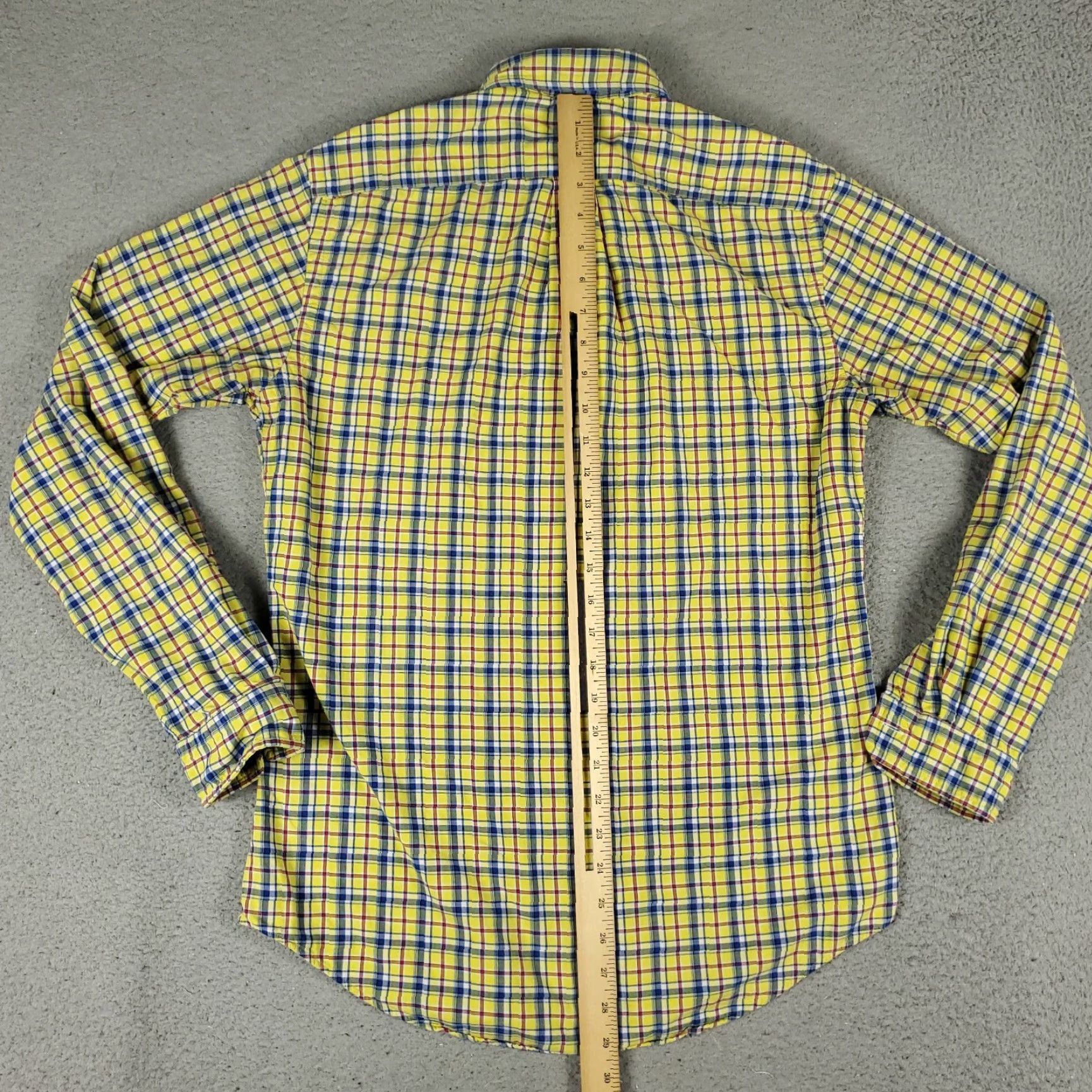 Ralph Lauren Ralph Lauren Shirt Mens Small Yellow Plaid Button-Up Long Sleeve Double Layered Cotton Classic Modern 90s Preppy Mens S Yellow Plaid Button-Down Size US S / EU 44-46 / 1 - 5 Thumbnail