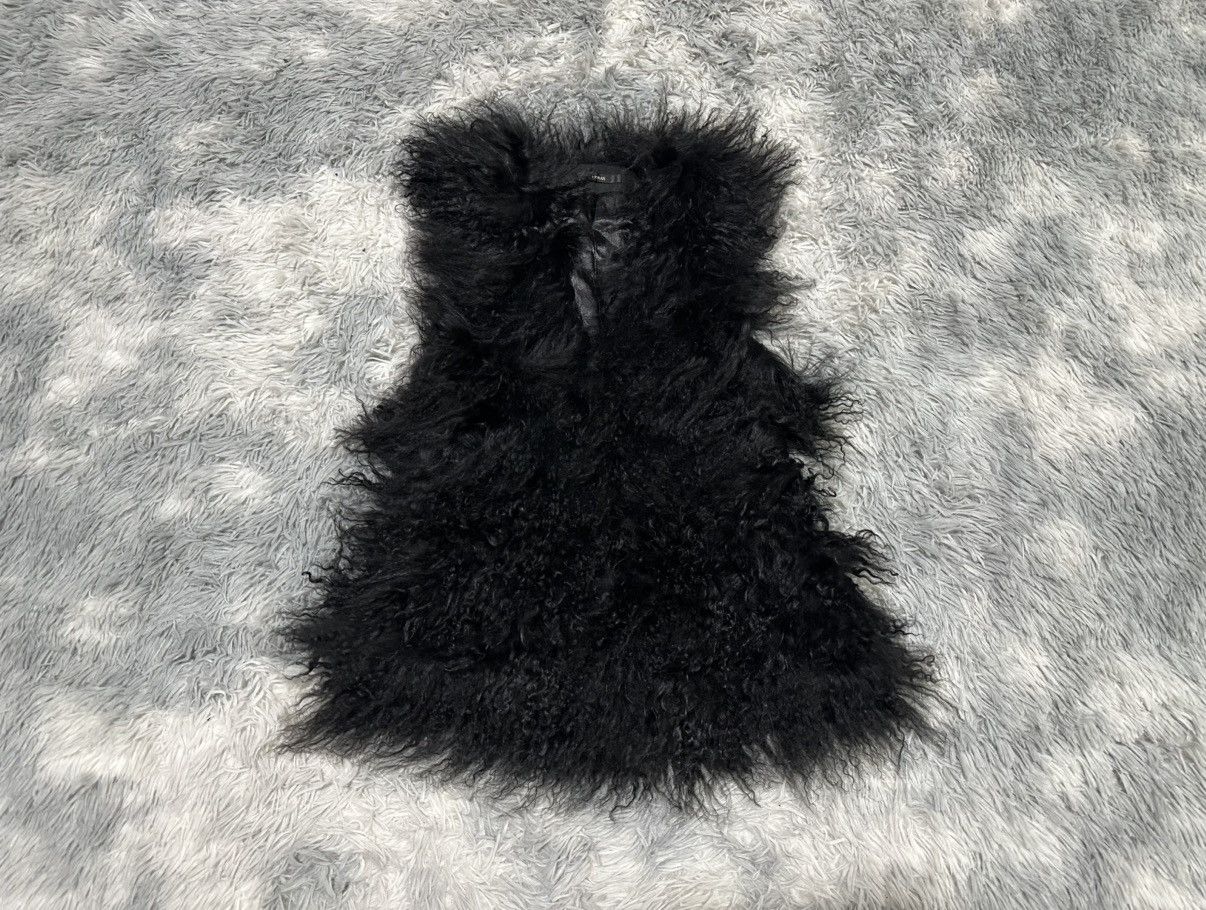 If Six Was Nine 🔥Sick Y2K Duras Black Fur Vest Opium Goth Punk Size US S / EU 44-46 / 1 - 1 Thumbnail