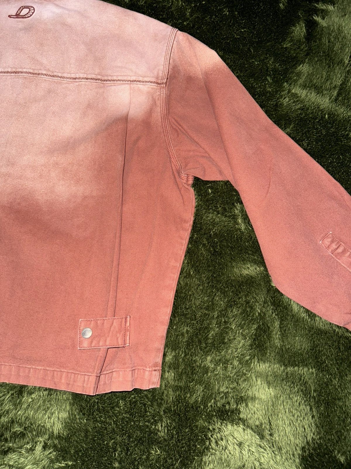 Dickies [XL] Dickies Washed Snake Detail Eisenhower Jacket Red Size US XL / EU 56 / 4 - 11 Thumbnail