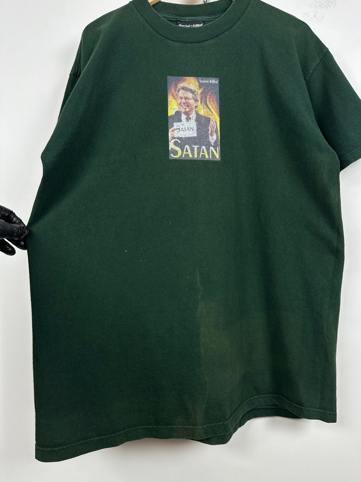 Vintage Vintage Serial Killer Satan Jerry Springer Skate T-Shirt Size US XL / EU 56 / 4 - 10 Thumbnail