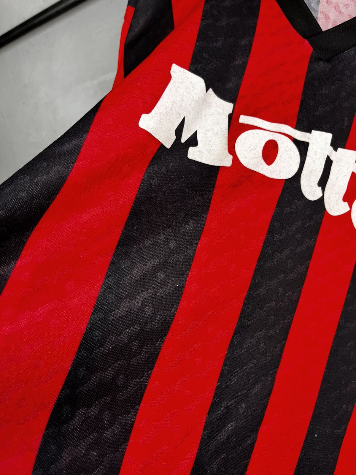 Vintage AC Milan Jersey vintage 90s football Soccer retro replica Size US XL / EU 56 / 4 - 7 Thumbnail