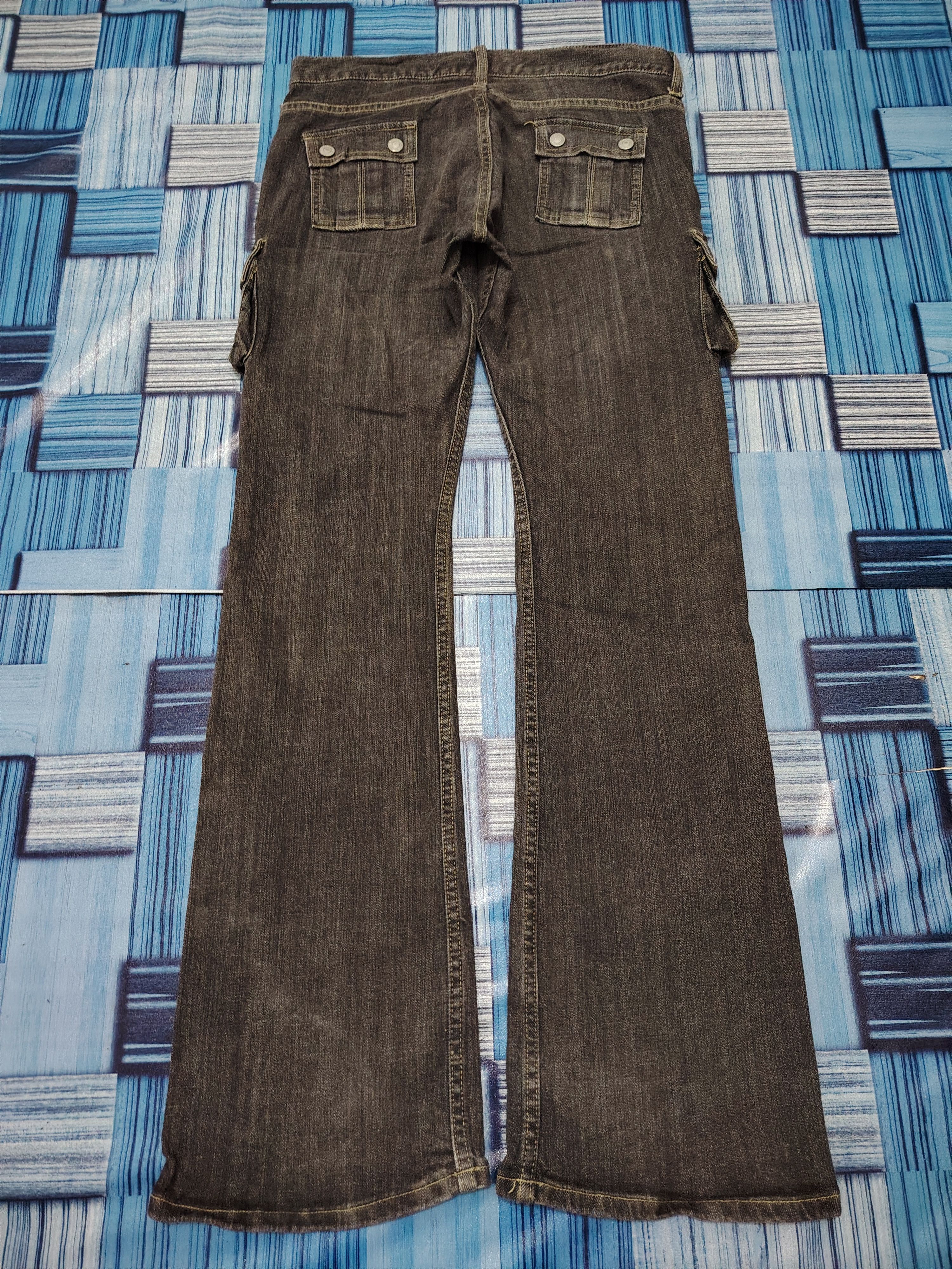 If Six Was Nine Japan Oririn Love Black Jeans Flared Distressed Jeans Size US 30 / EU 46 - 11 Thumbnail