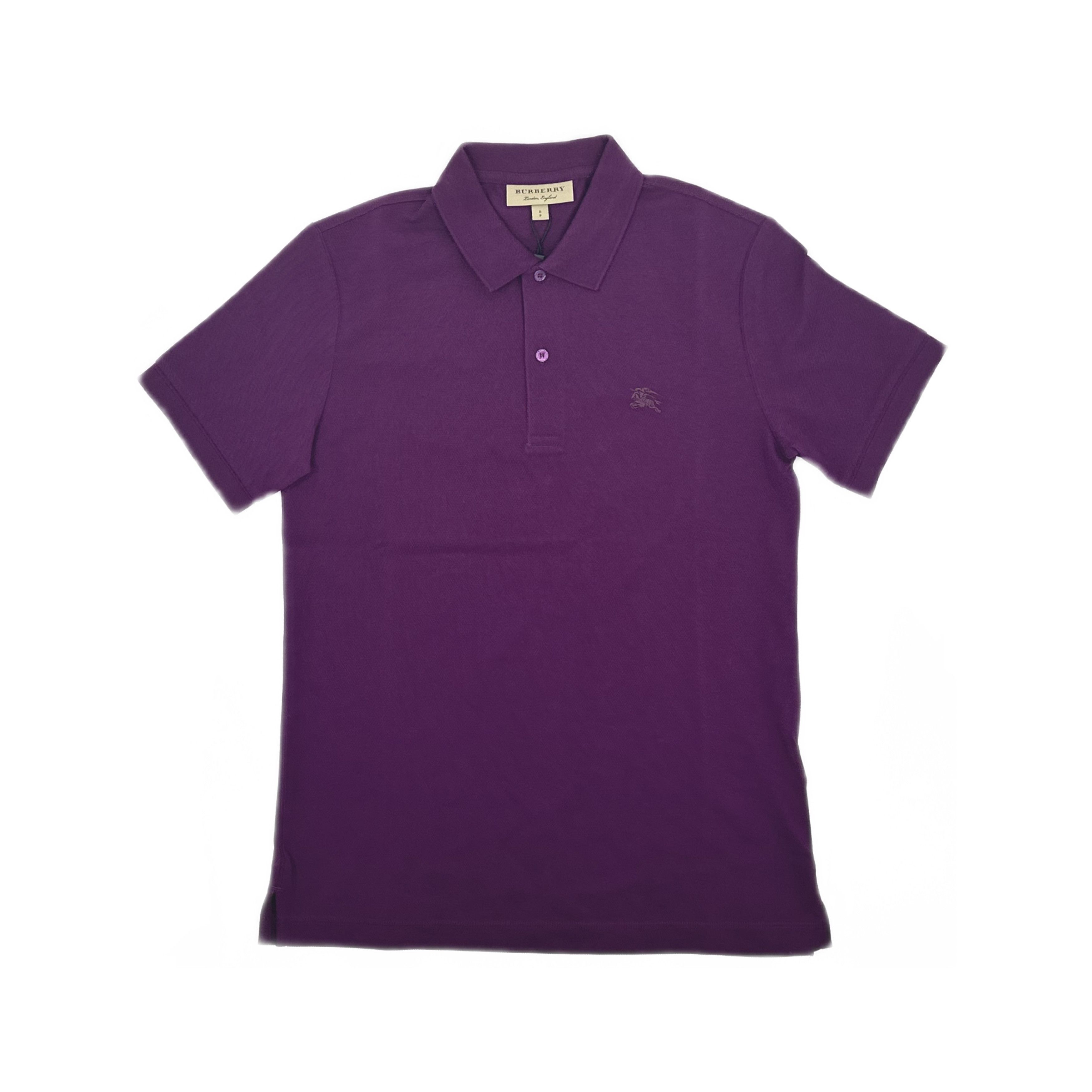 Burberry Burberry Purple Logo Polo Size S Size US S / EU 44-46 / 1 - 1 Thumbnail