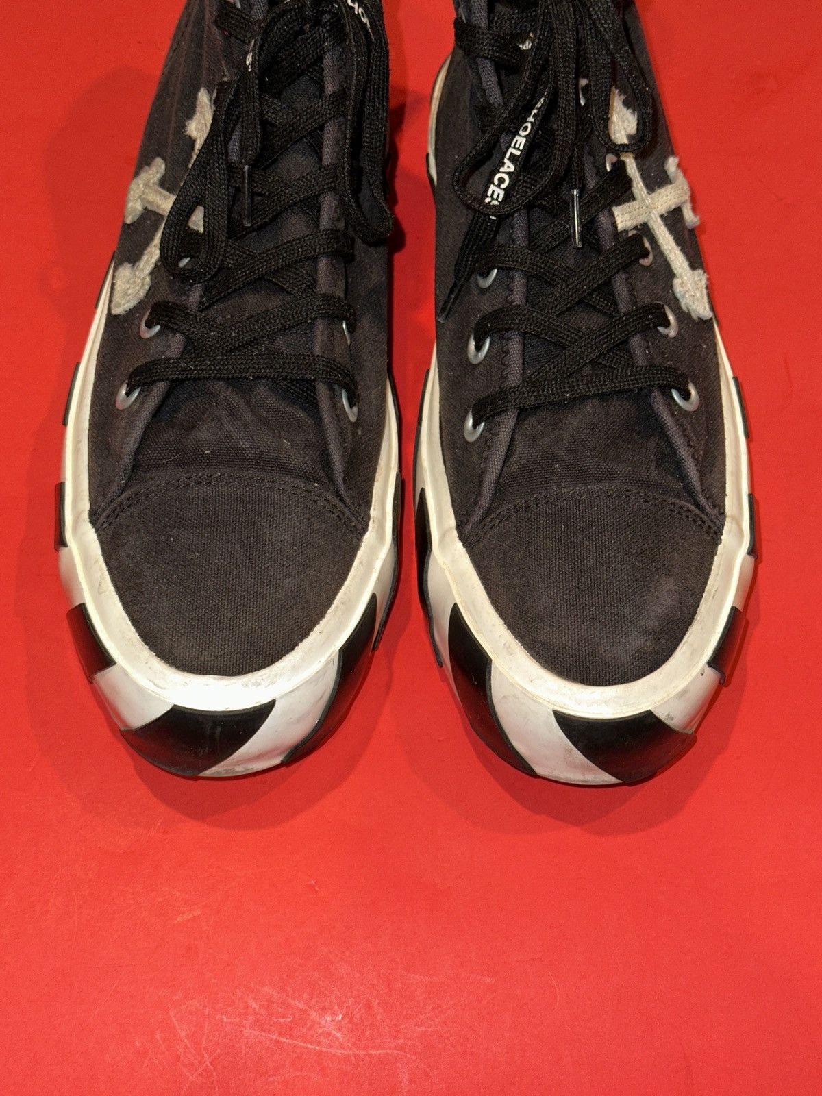 Off-White × Virgil Abloh Off-White Virgil Abloh Mid Top Vulcanized Canvas Sneakers 10 Size US 10 / EU 43 - 3 Thumbnail