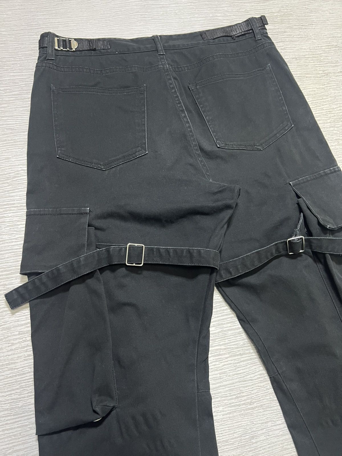 Vuja De Vuja De - Bondage Flared Cargo Pants Size US 30 / EU 46 - 10 Thumbnail