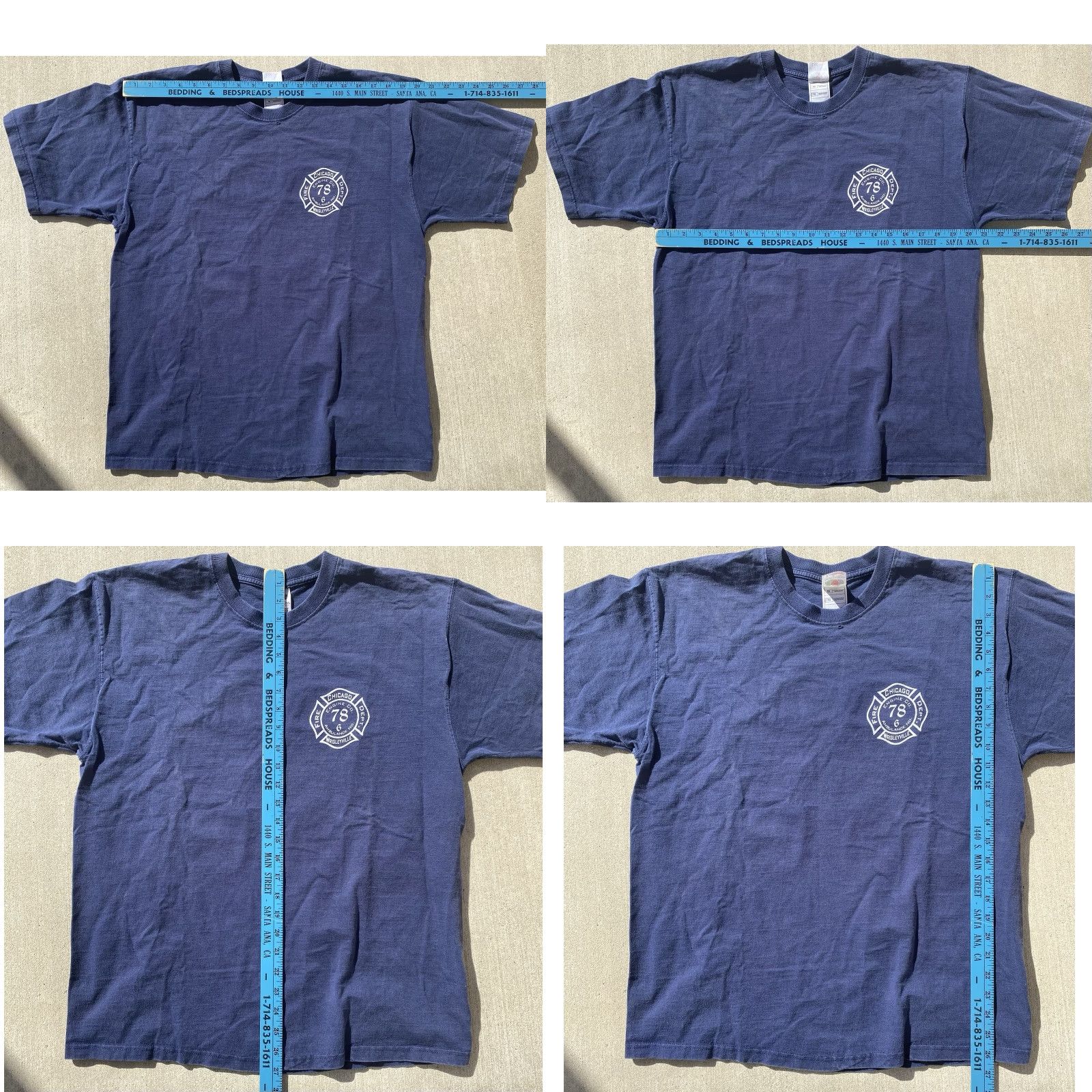 Fruit Of The Loom VINTAGE Chicago Fire Dept Wrigleyville Engine 78 Ambulance 6 T Shirt Worn Sz XL Nike Shirt Mens Blues City Fire 2000s 90s Theme Size US XL / EU 56 / 4 - 11 Thumbnail