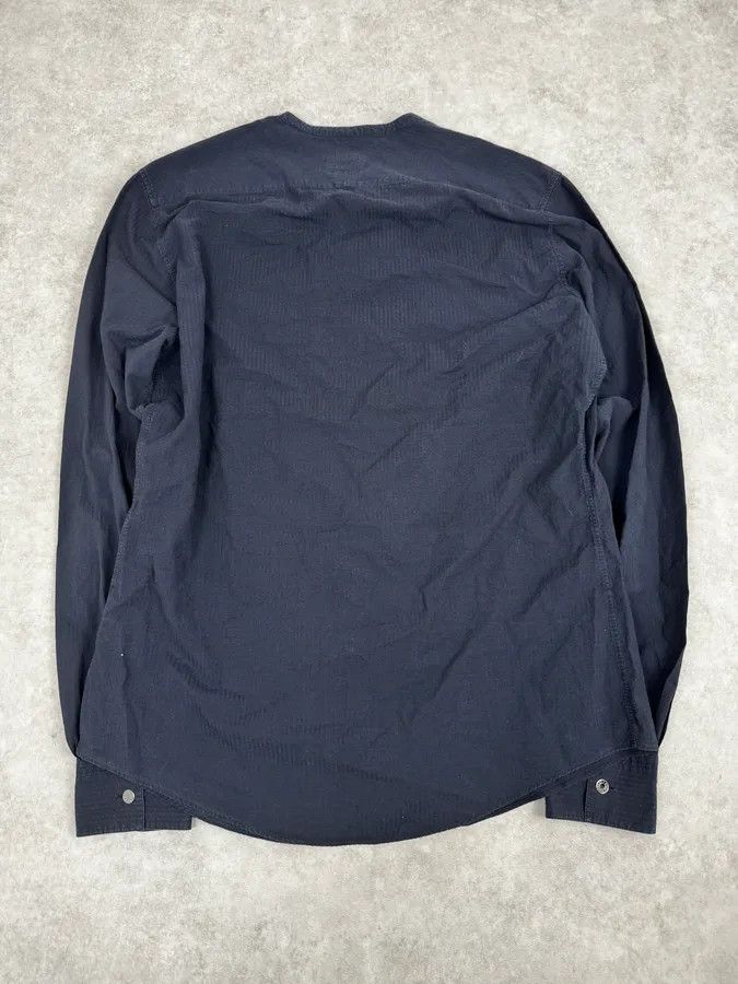 Hermes SS2002 Hermès Navy Mao Shirt Size US M / EU 48-50 / 2 - 4 Thumbnail