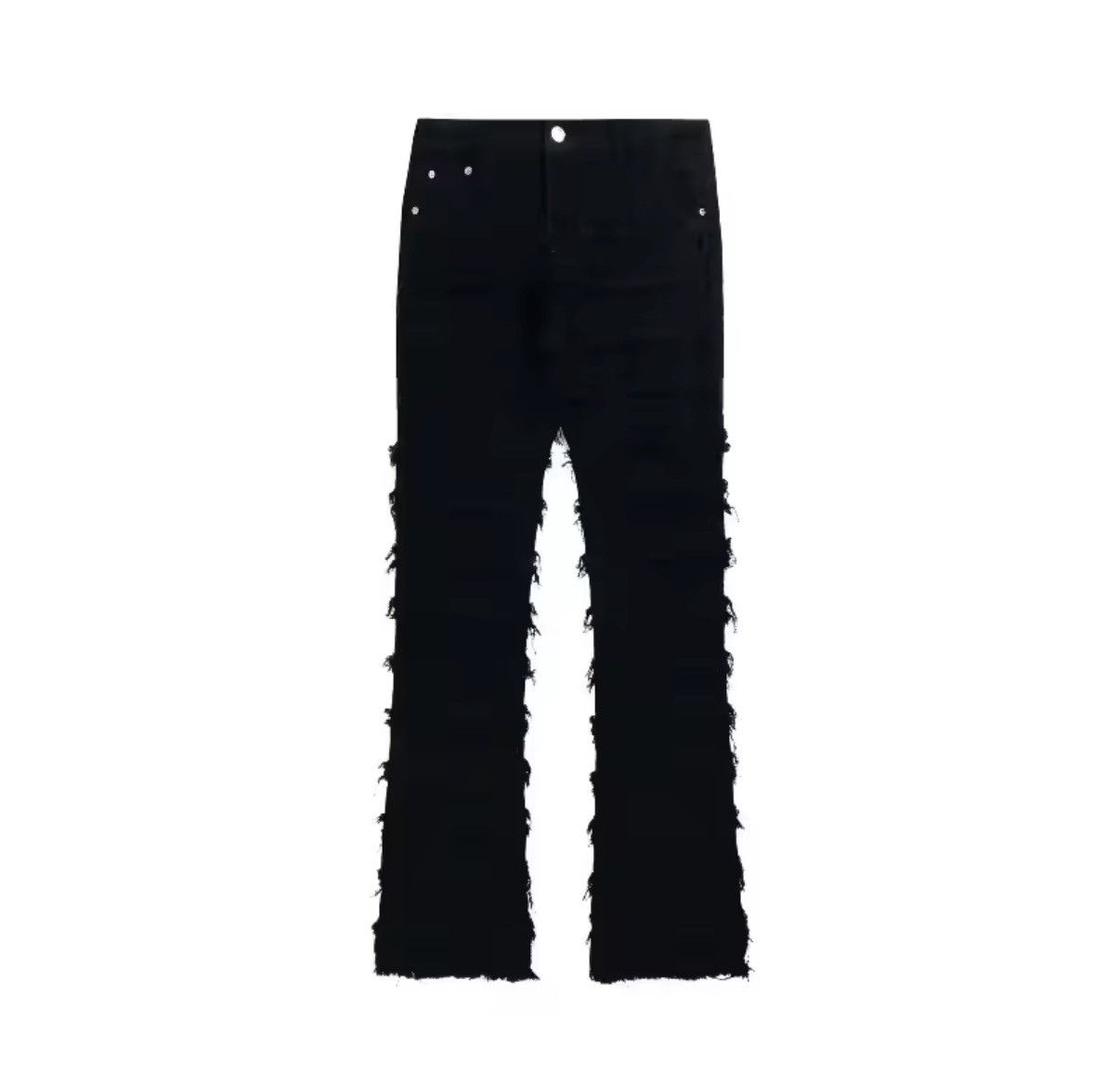 Japanese Brand Destruction Waxed Jeans y2k retro trousers Size US 32 / EU 48 - 5 Thumbnail