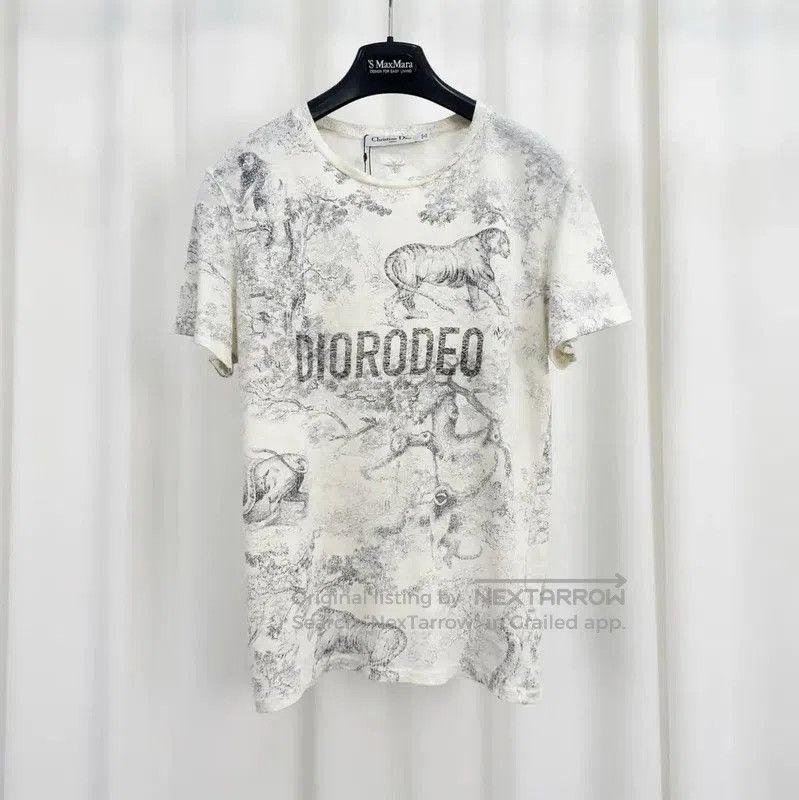 Other Dior Summer White Cotton Graphic Tee . Size XS / US 0-2 / IT 36-38 - 1 Thumbnail