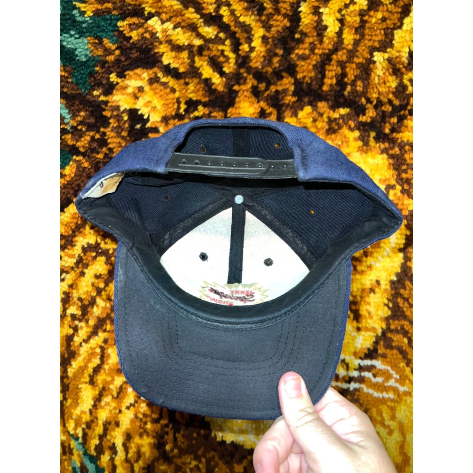 Vintage VINTAGE Jerry Springer Show Snapback Hat Kee & Ed Men One Size Black Snapback Hats Mens Size ONE SIZE - 3 Thumbnail