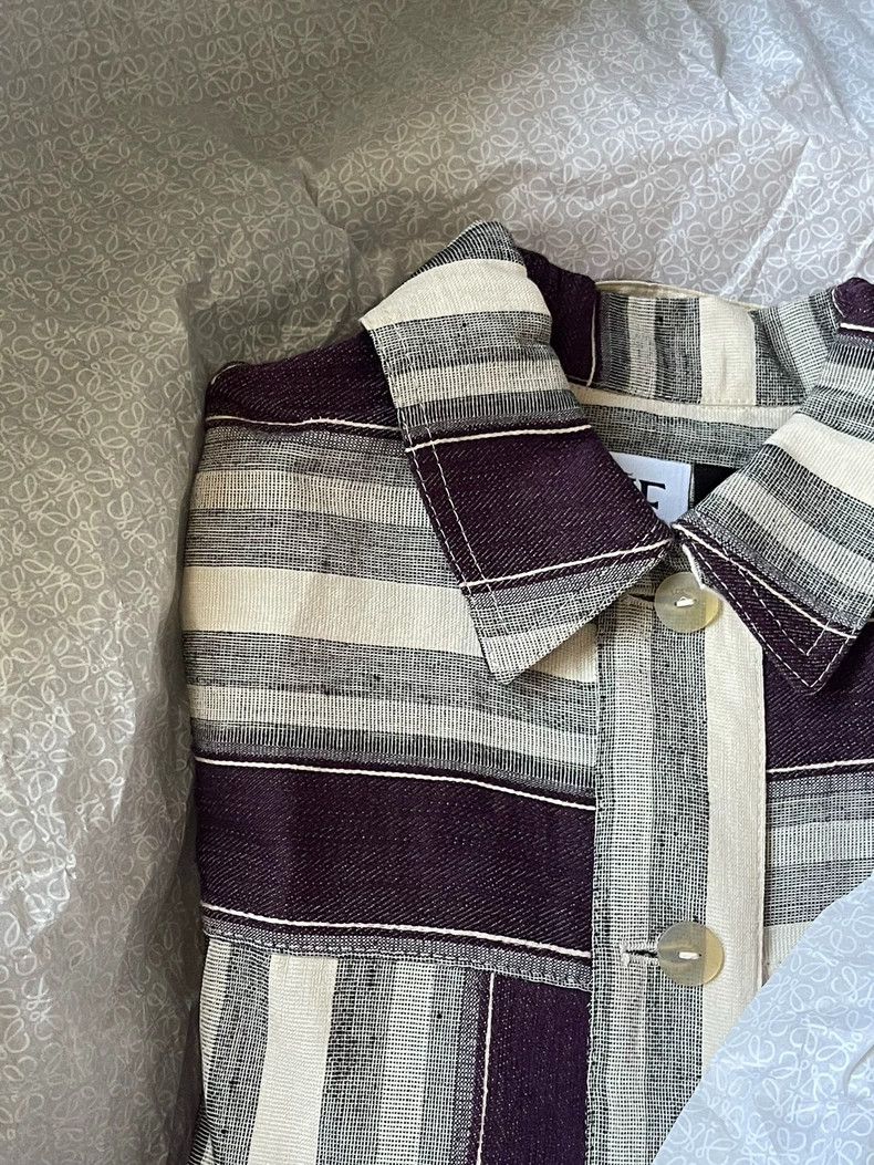 Loewe LOEWE Stripe linen cotton jacket Size 4XL / US 24-26 - 3 Thumbnail