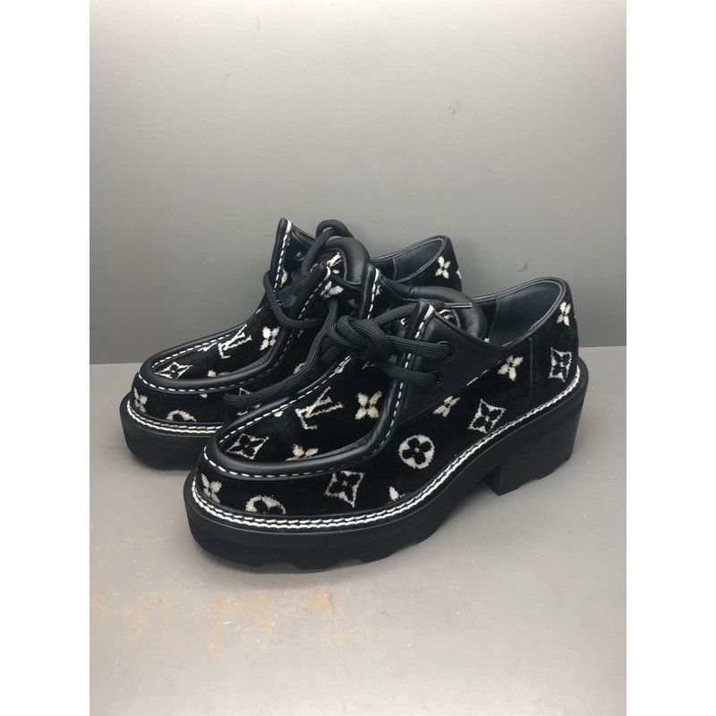 Louis Vuitton Louis Vuitton Beaubourg Black Platform Casual Shoes 0079 Size US 8 / IT 38 - 1 Thumbnail