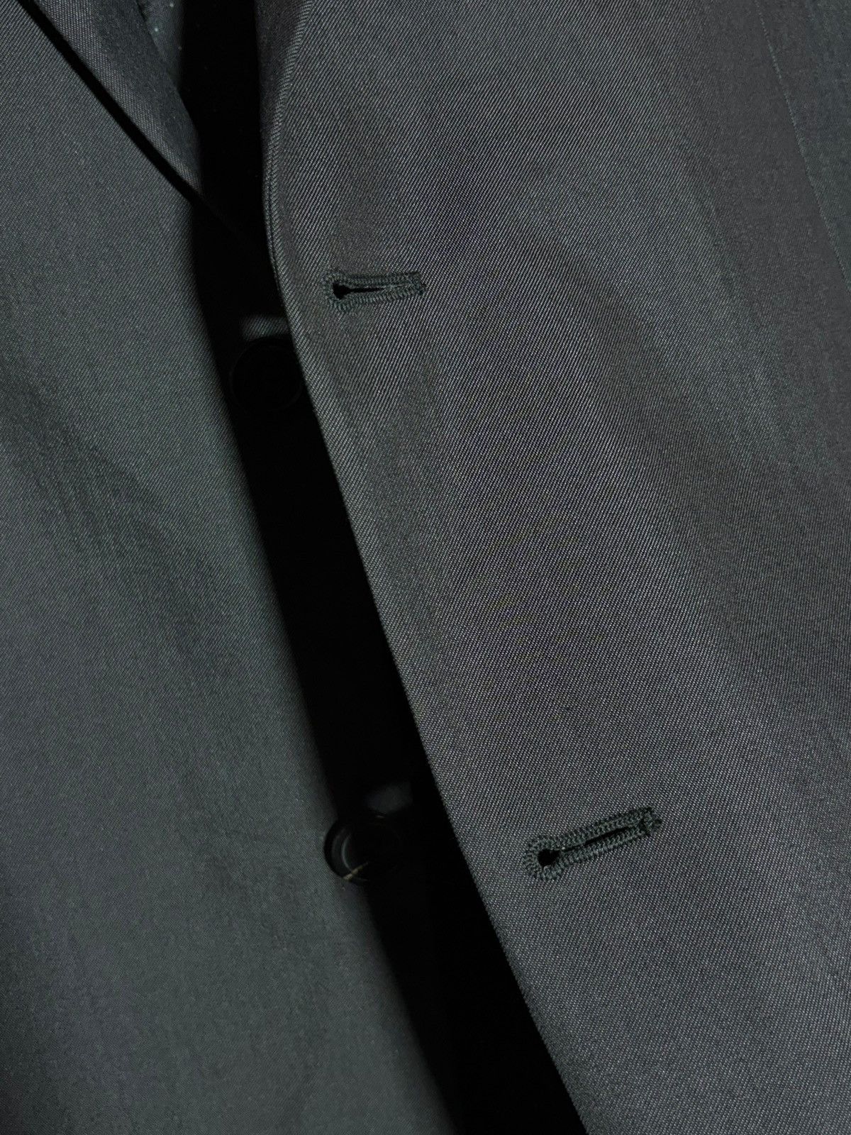 Givenchy Givenchy Paris Shiny Charcoal Grey Blazer Wool Silk Jacket Size 50R - 18 Thumbnail