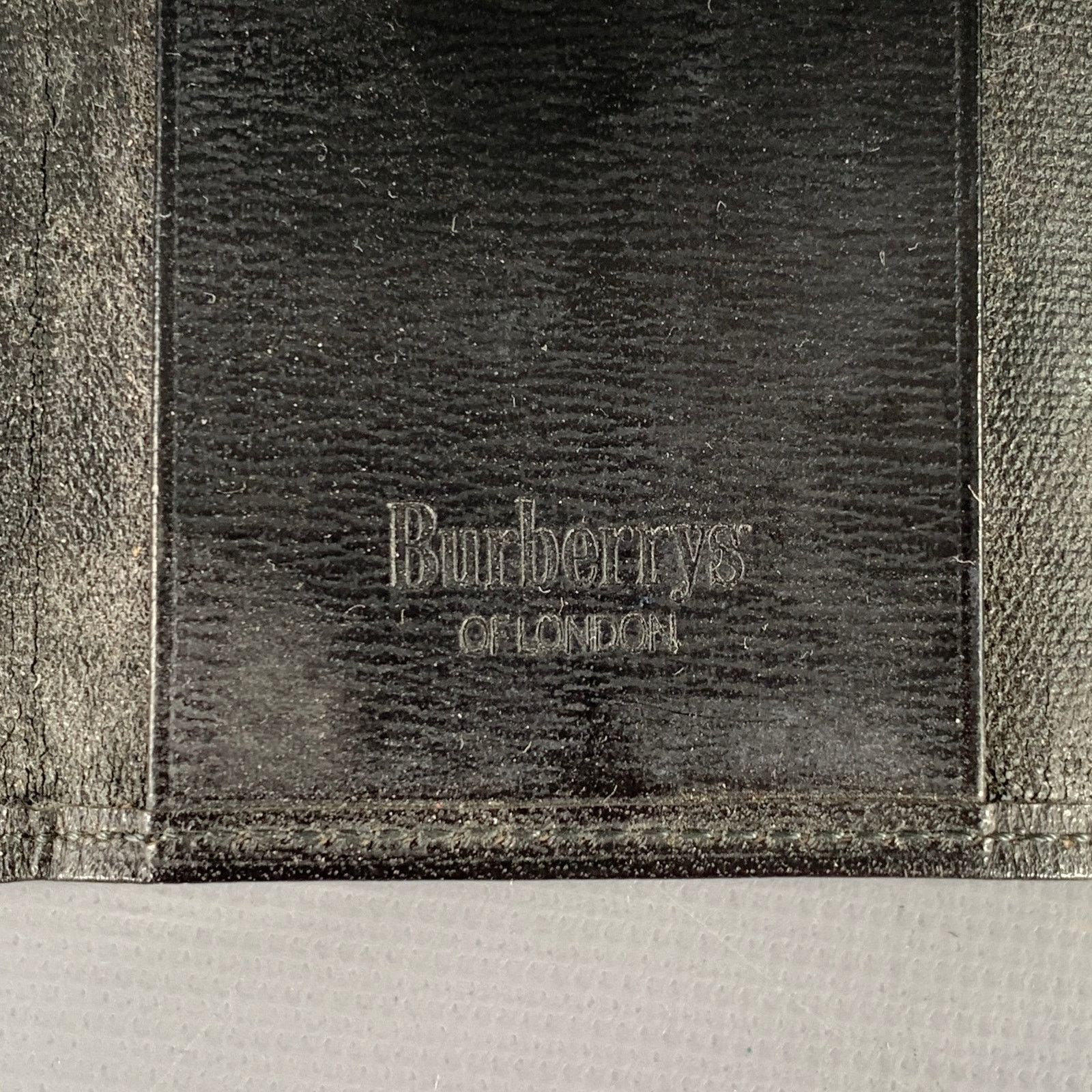 Burberry BURBERRYS Black Leather Key Holder Size ONE SIZE - 4 Thumbnail