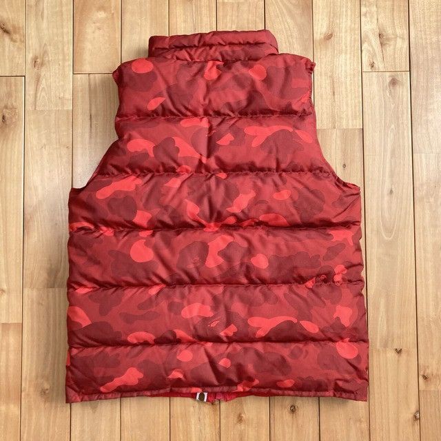Bape BAPE Dark Red Camo Puffer Down Vest a bathing ape Size US M / EU 48-50 / 2 - 3 Thumbnail