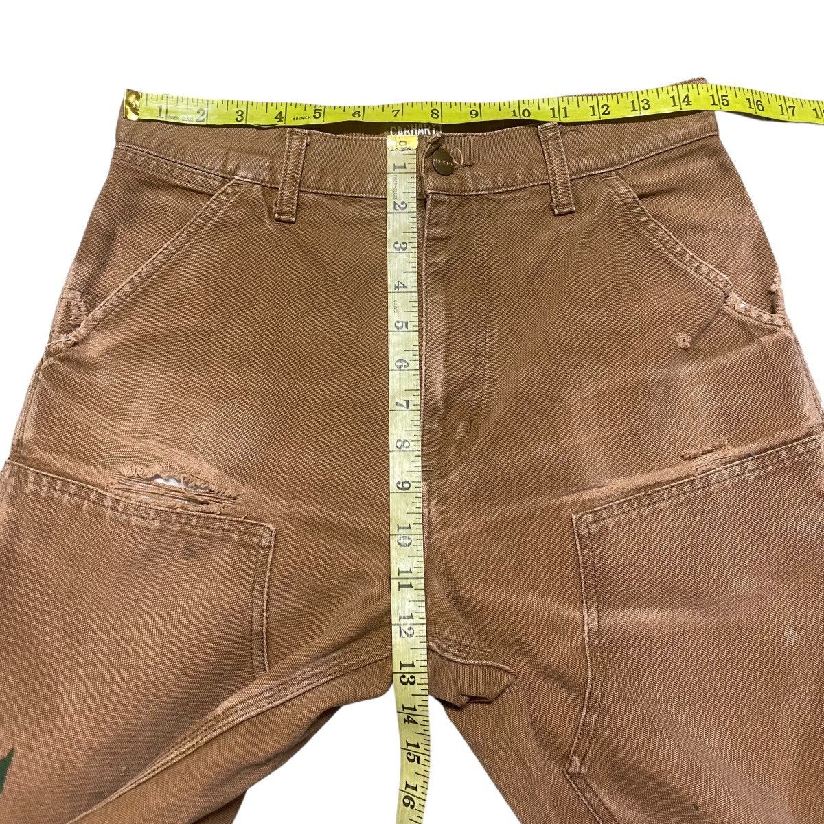 Carhartt Carhartt Wip Double Knee Dungaree Carpenter Pants Size US 28 / EU 44 - 17 Thumbnail