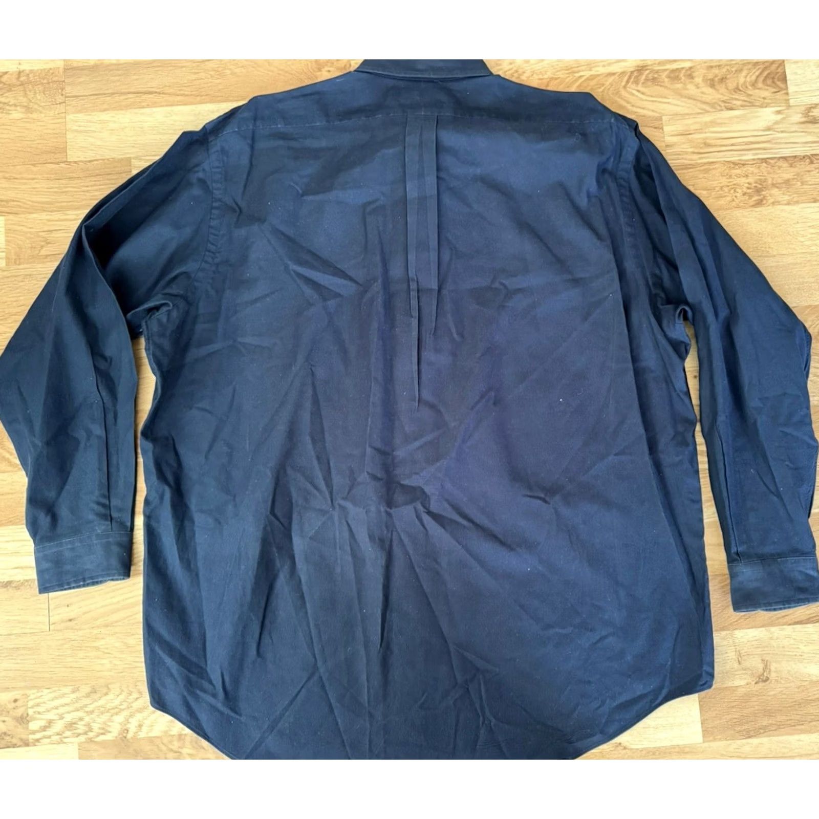 Ralph Lauren VINTAGE Ralph Lauren Oxford Button Down Shirt Blake Fit XL Blue White Embroidered Polo Bear Mens Button-Up Size US XL / EU 56 / 4 - 4 Thumbnail