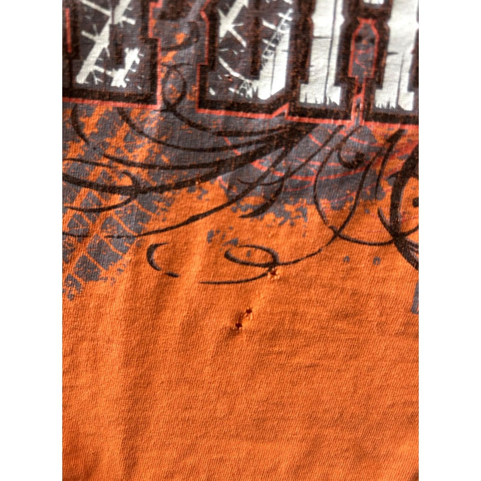 Lee General Lee Shirt Mens Small Orange Keep It Between The Ditches Graphic Tee Size US S / EU 44-46 / 1 - 4 Thumbnail