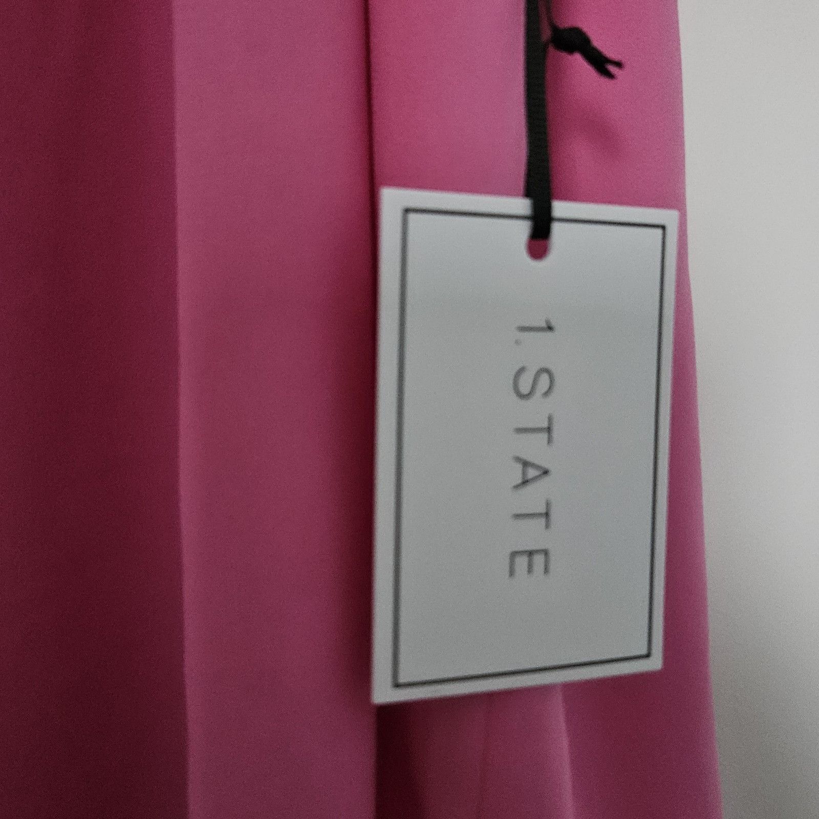 Other 1.State Pink Sleeveless Halter Tie Back Blouse Large Top New Size L / US 10 / IT 46 - 4 Thumbnail