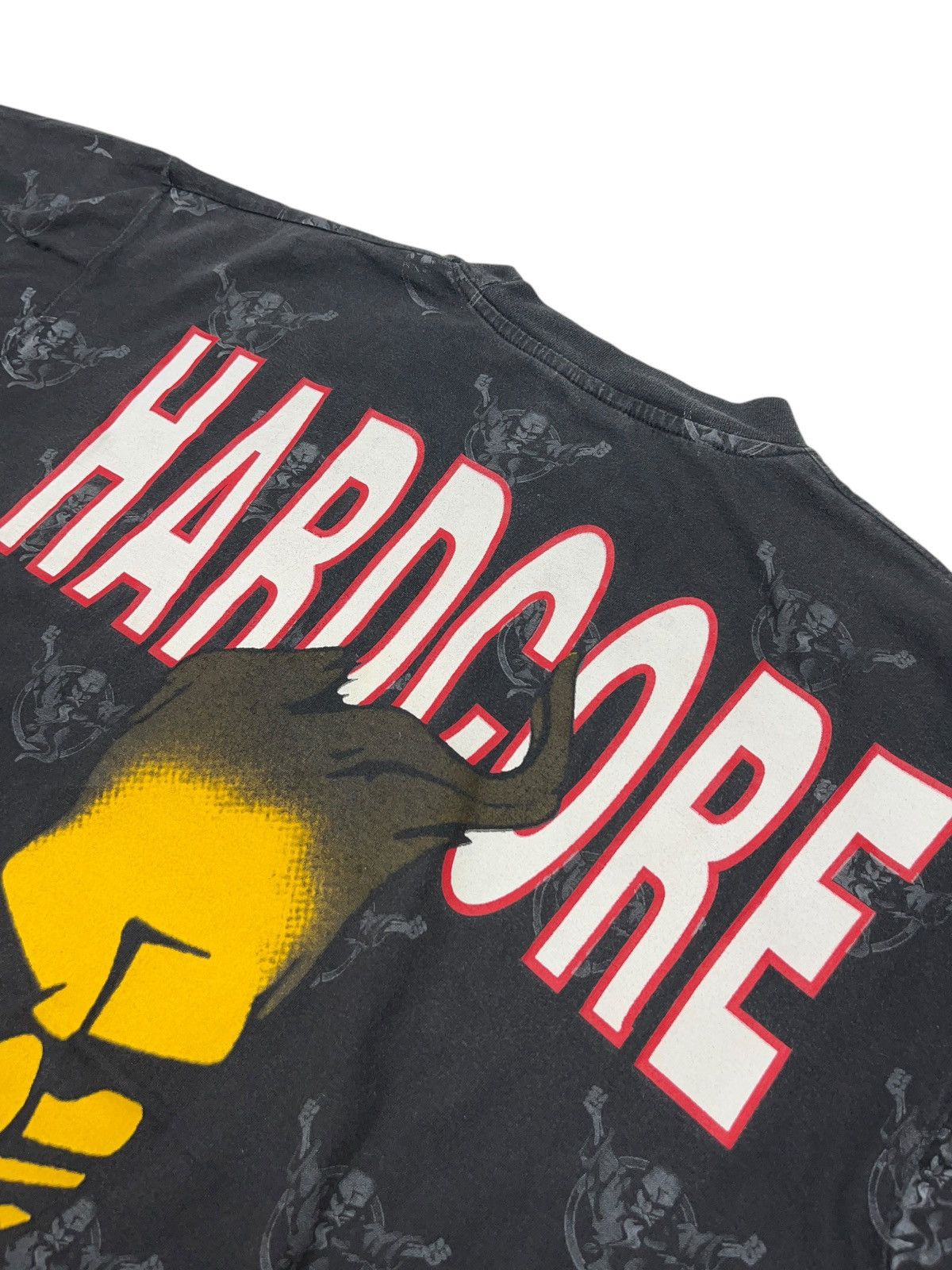 Thunderdome × Vintage Vintage 90s Thunderdome Wizard All Over Print T-shirt Gabber Size US XL / EU 56 / 4 - 8 Thumbnail