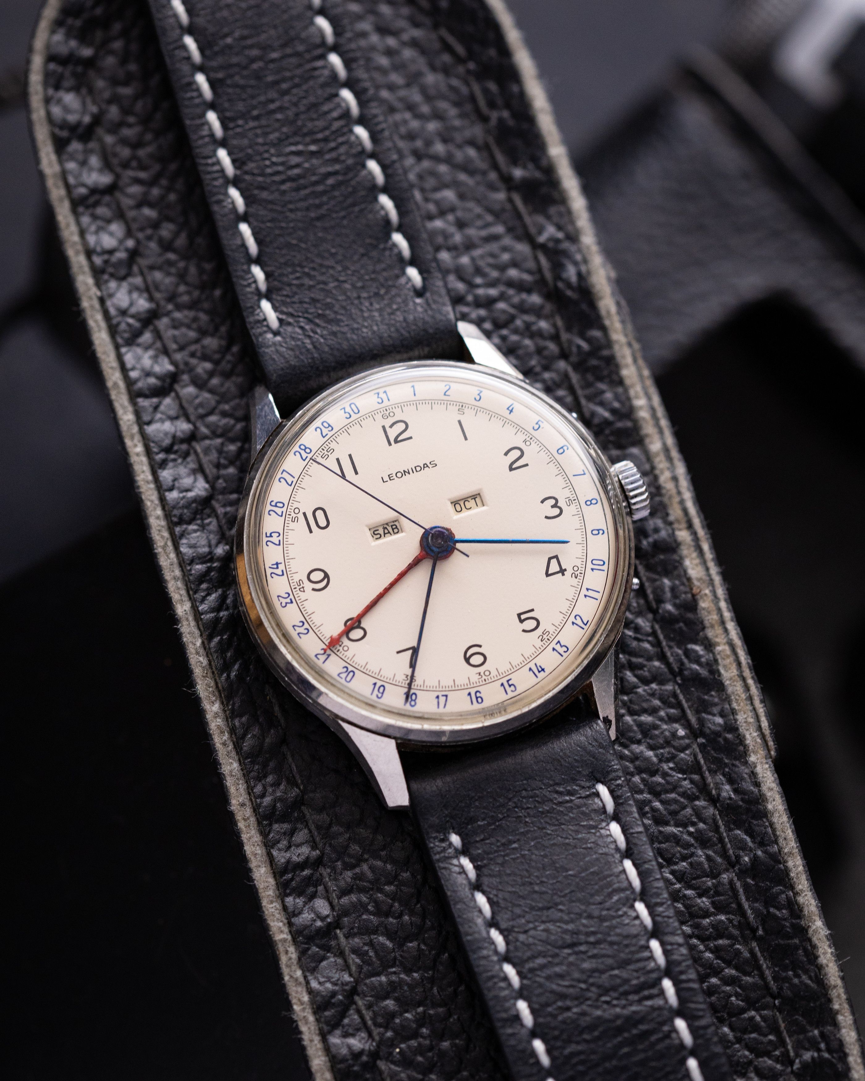 Other Leonidas Triple Calendar Chronograph watch, Oversize case Size 38 - 5 Thumbnail