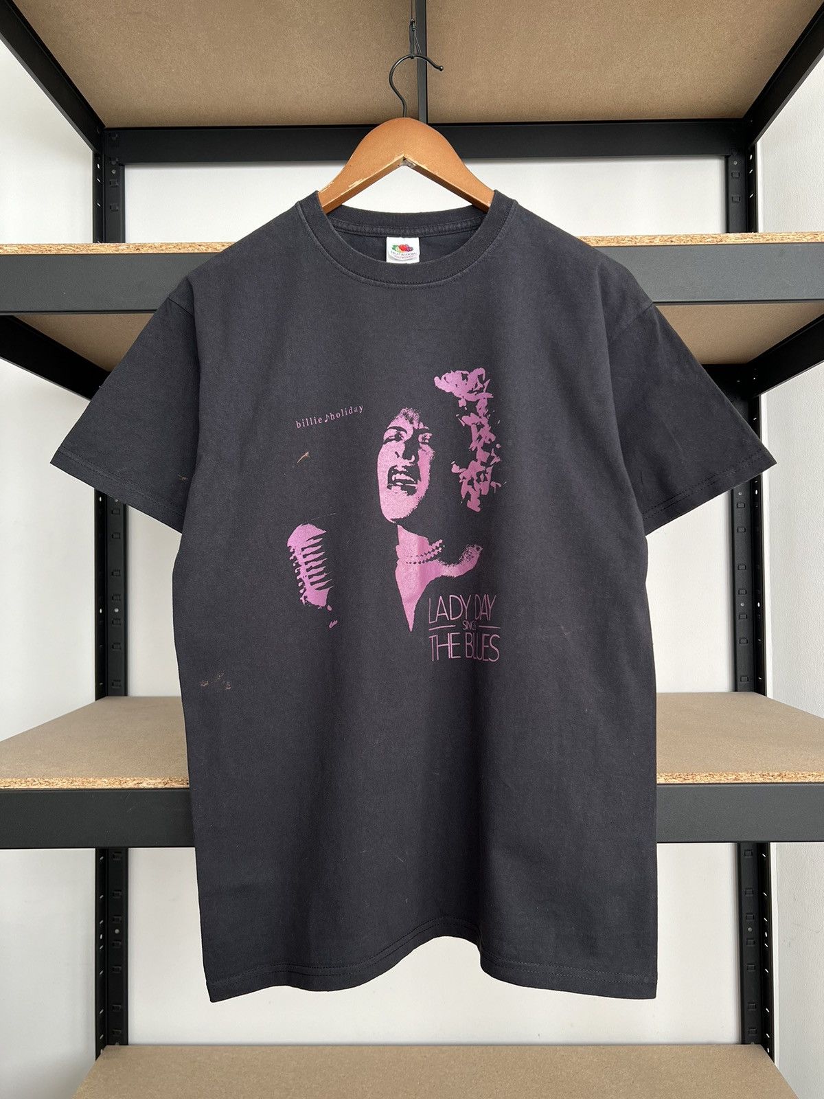 Band Tees Vintage 2010s Billie Holiday Lady Day Sings The Blues Jazz Size US M / EU 48-50 / 2 - 2 Thumbnail