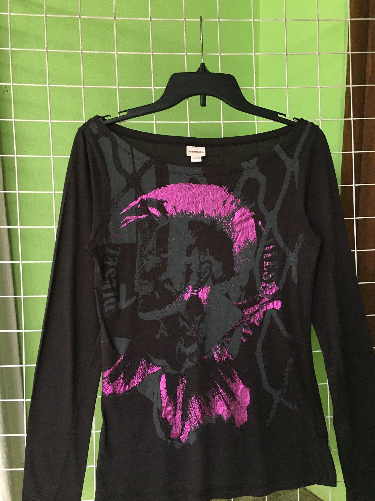 Diesel 2000s Diesel Longsleeve Size XS / US 0-2 / IT 36-38 - 2 Thumbnail