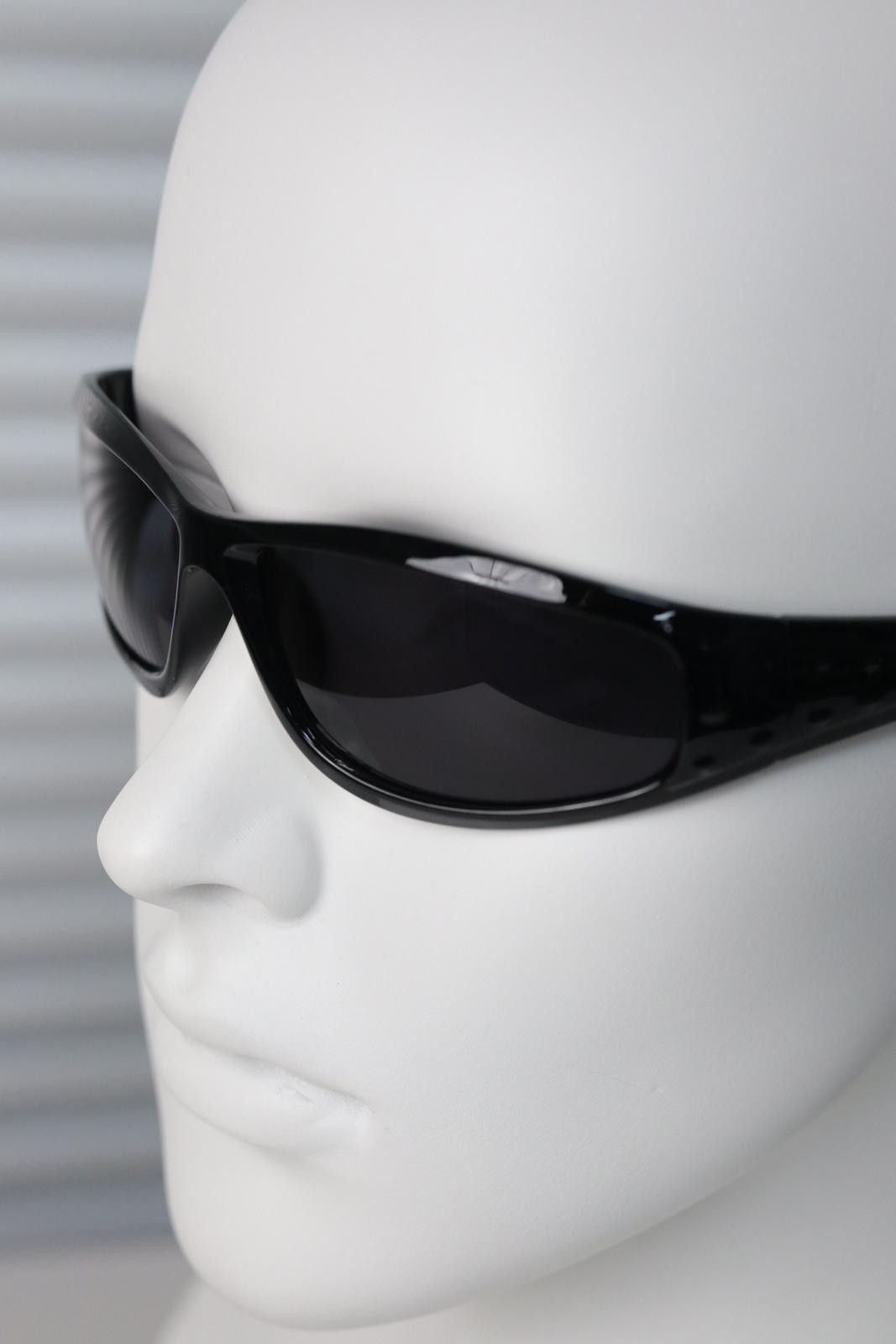 Other Vtg Y2k Avant Garde Futuristic Sunglasses Black Unisex OS Size ONE SIZE - 7 Thumbnail
