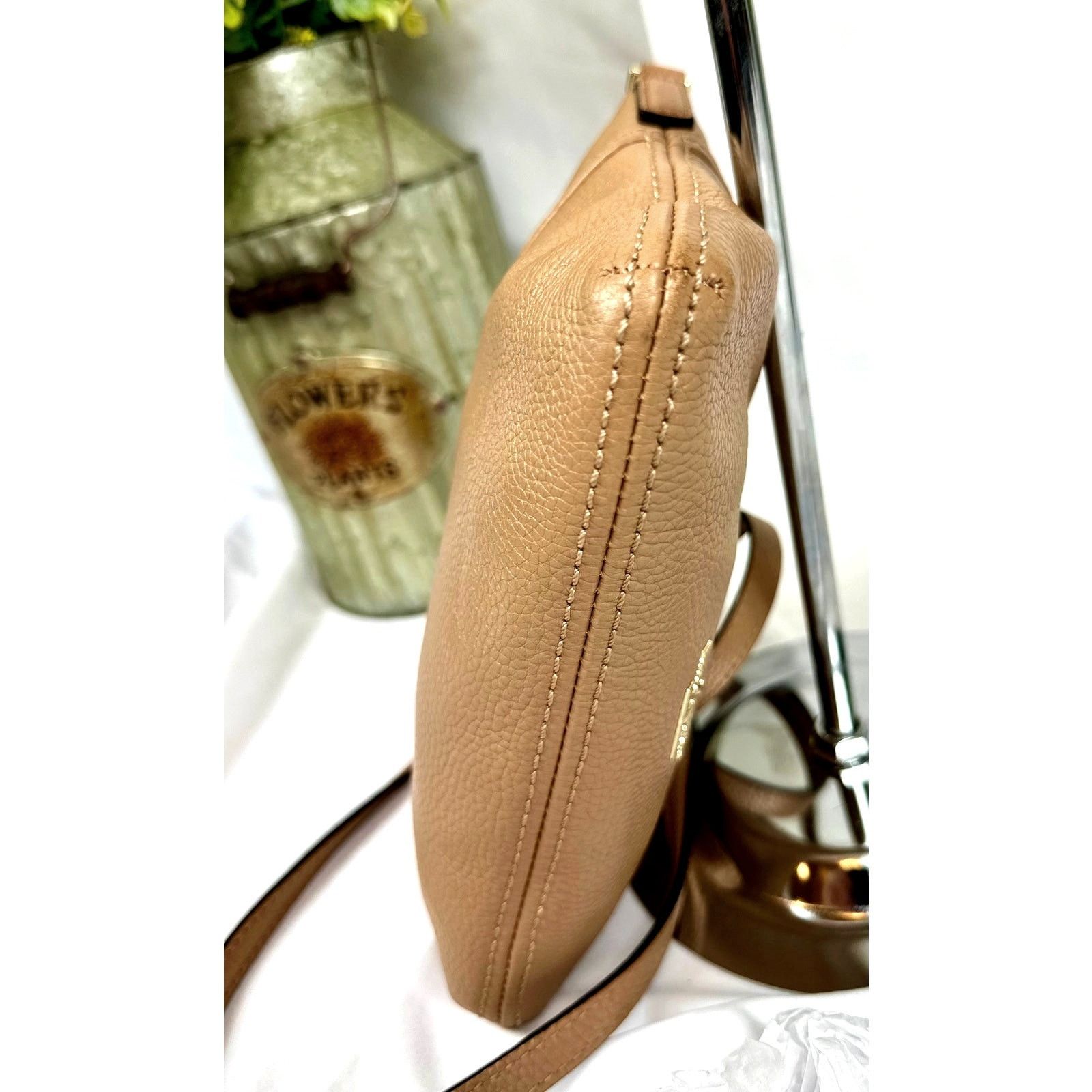 Kate Spade Kate Spade Jackson St Gabriele Pebbled Leather Crossbody Brn Size ONE SIZE - 10 Thumbnail