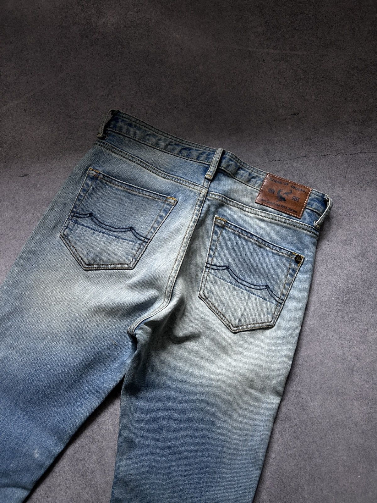 Japanese Brand × Kings Of Indigo × Vintage Vintage King Of Indigo Marie fitted flared jeans like japan Size 27" / US 4 / IT 40 - 4 Thumbnail