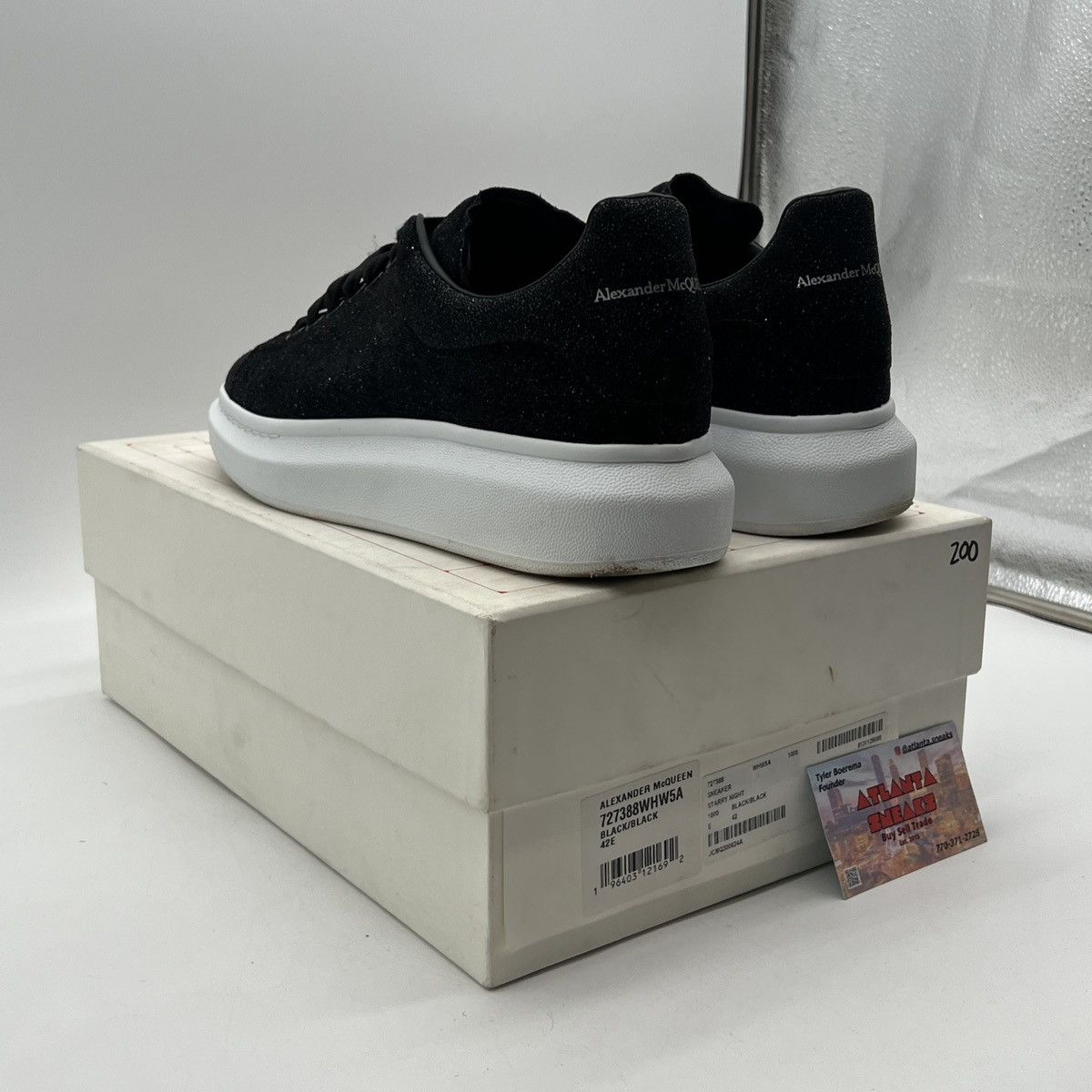 Alexander McQueen Alexander McQueen black white glitter Size US 8.5 / EU 41-42 - 4 Thumbnail