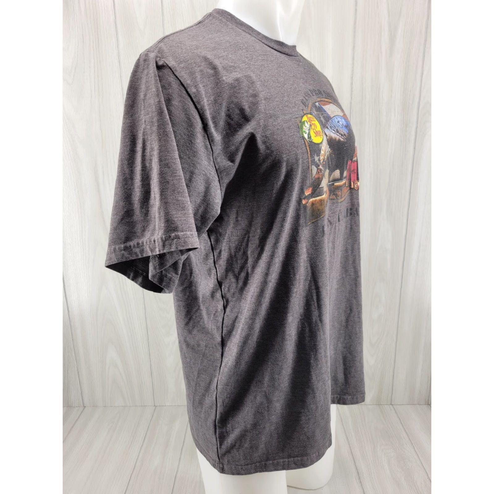 Bass Pro Shops Bass Pro Shops Turkey Leeds Alabama Mens Graphic T-Shirt Gray Size Large Size US L / EU 52-54 / 3 - 5 Thumbnail