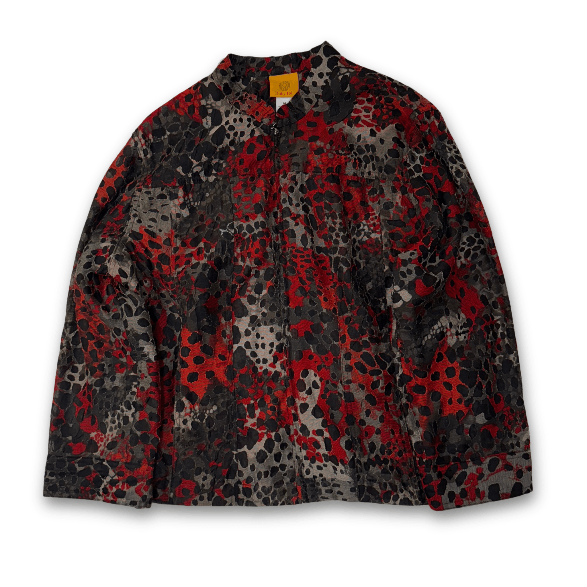 Vintage Vintage Sheer Lightweight Bomber Jacket | 4 | Ruby Rd. Size XL / US 12-14 / IT 48-50 - 1 Thumbnail